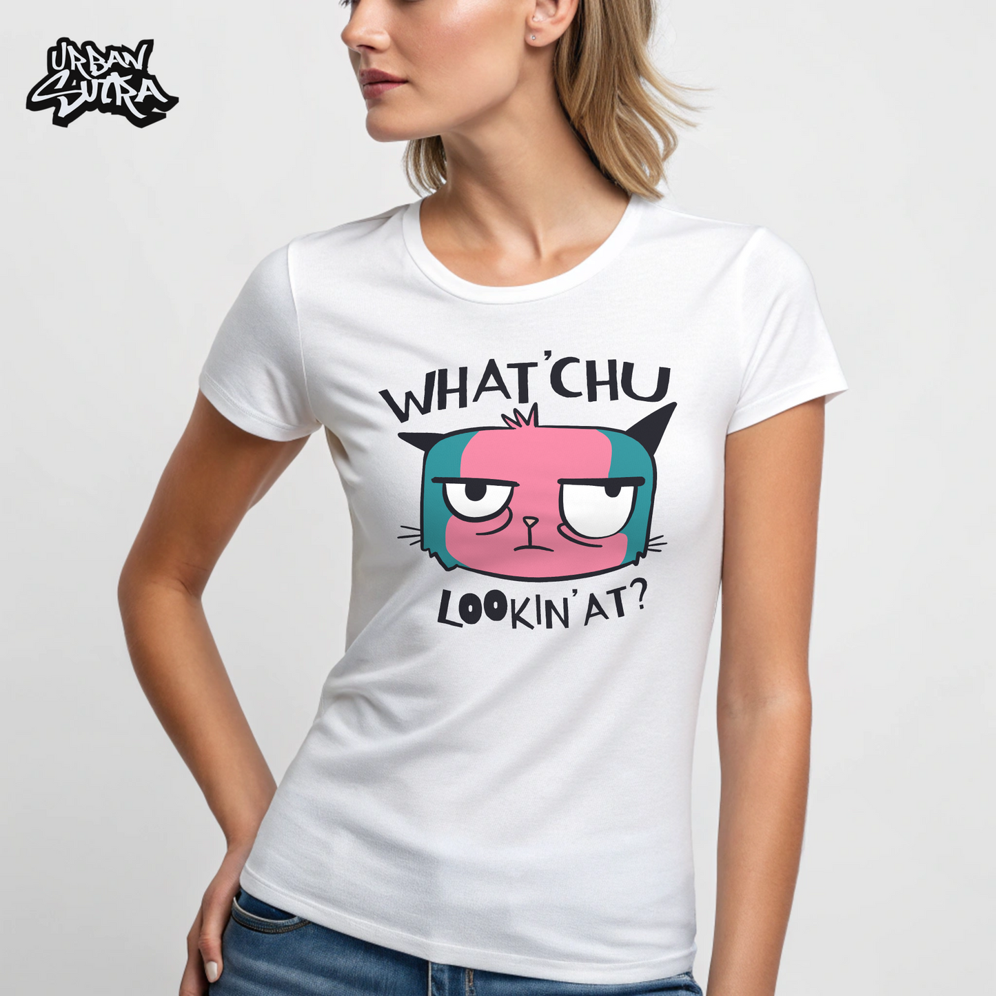 "What'chu Lookin' At?" Women's Regular Tee