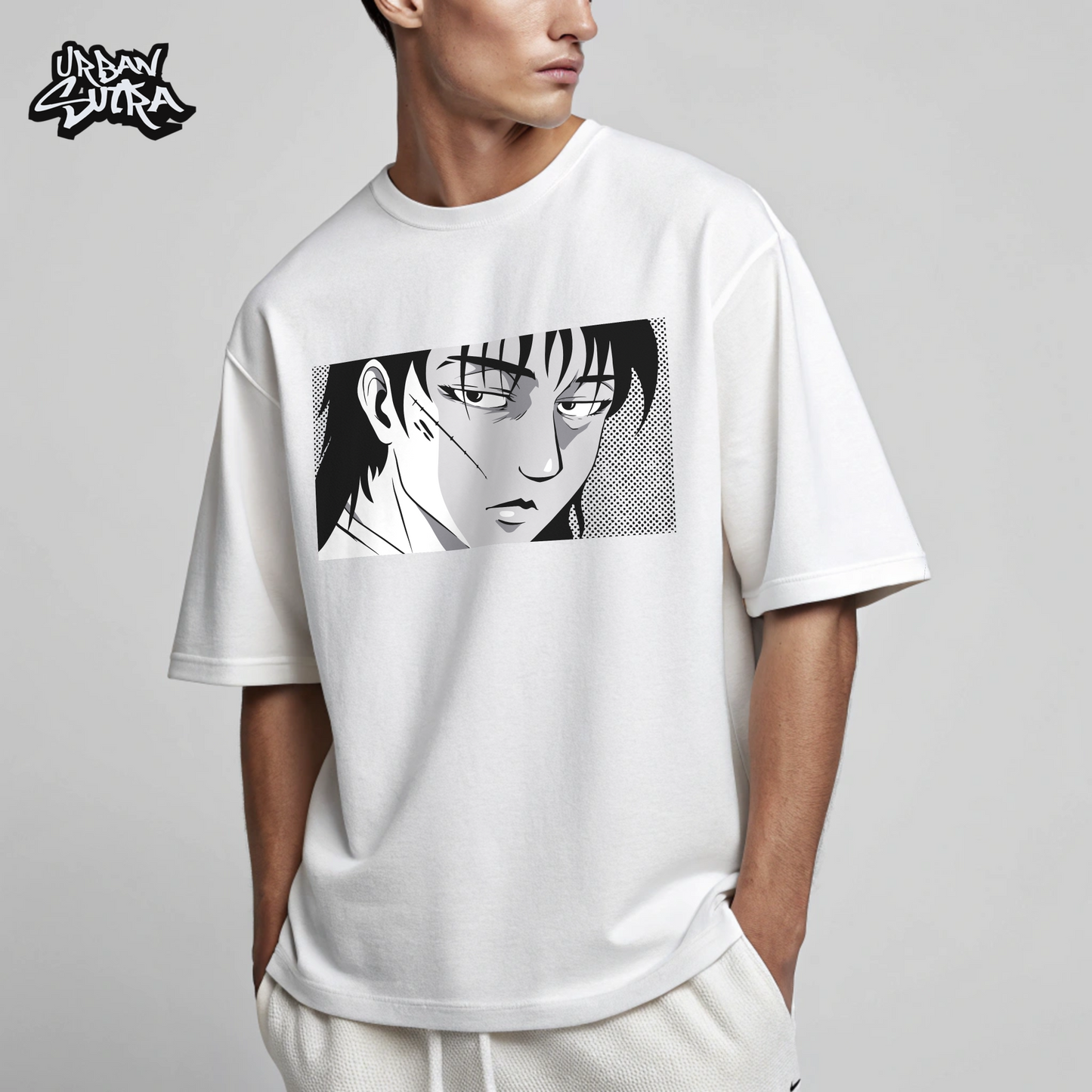 "Over Stare" Men's Oversized Tee