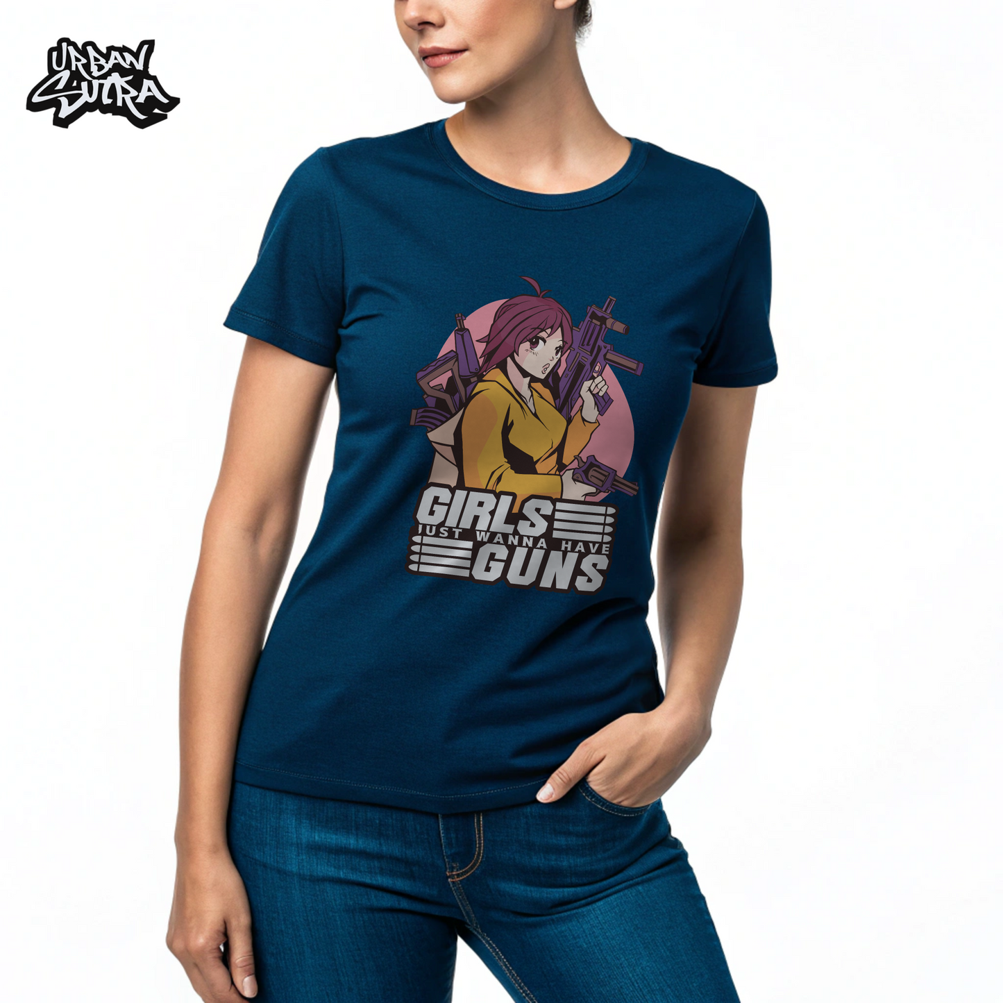"Girls and Guns" Women's Regular Tee