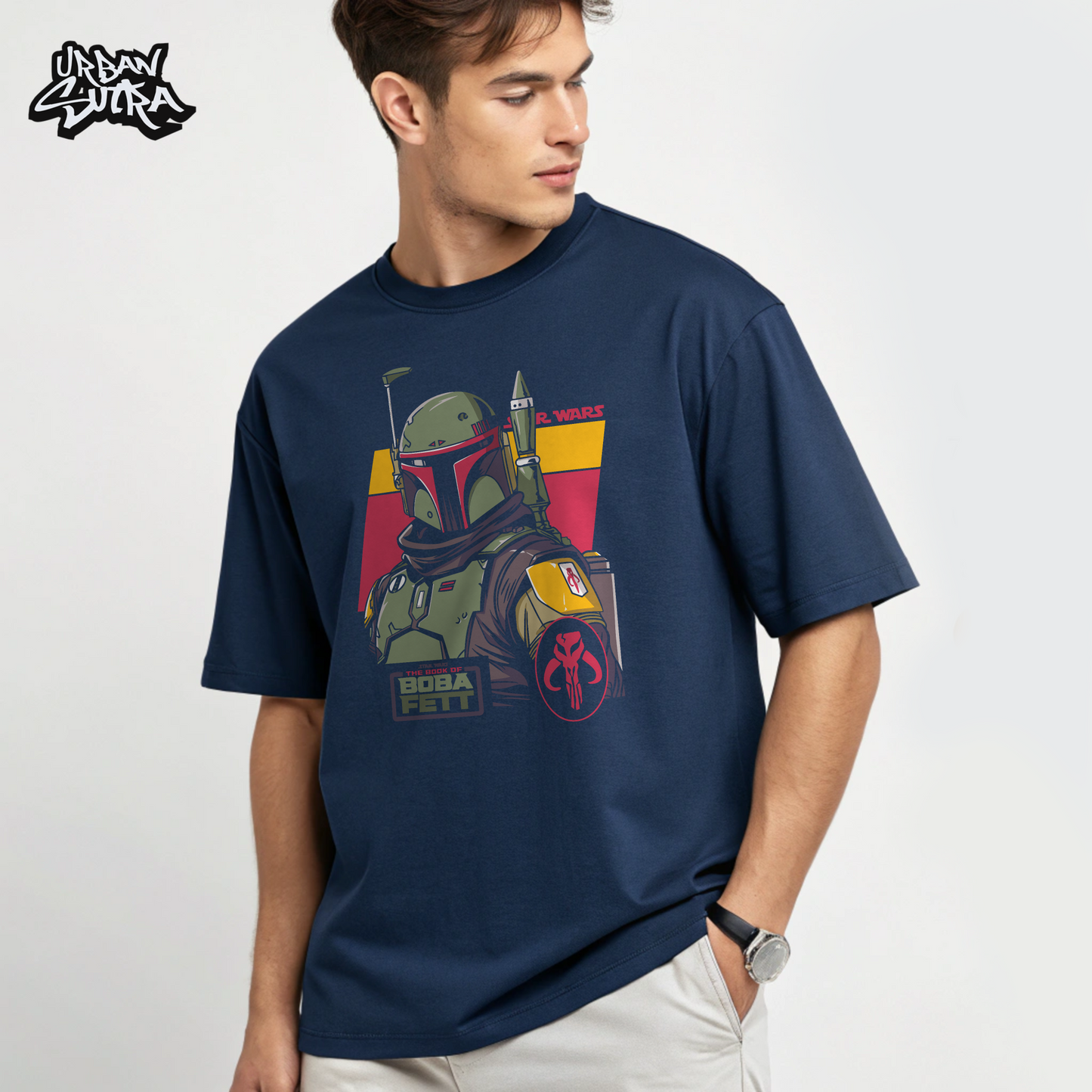 "Boba Fett" Men's Oversized Tee