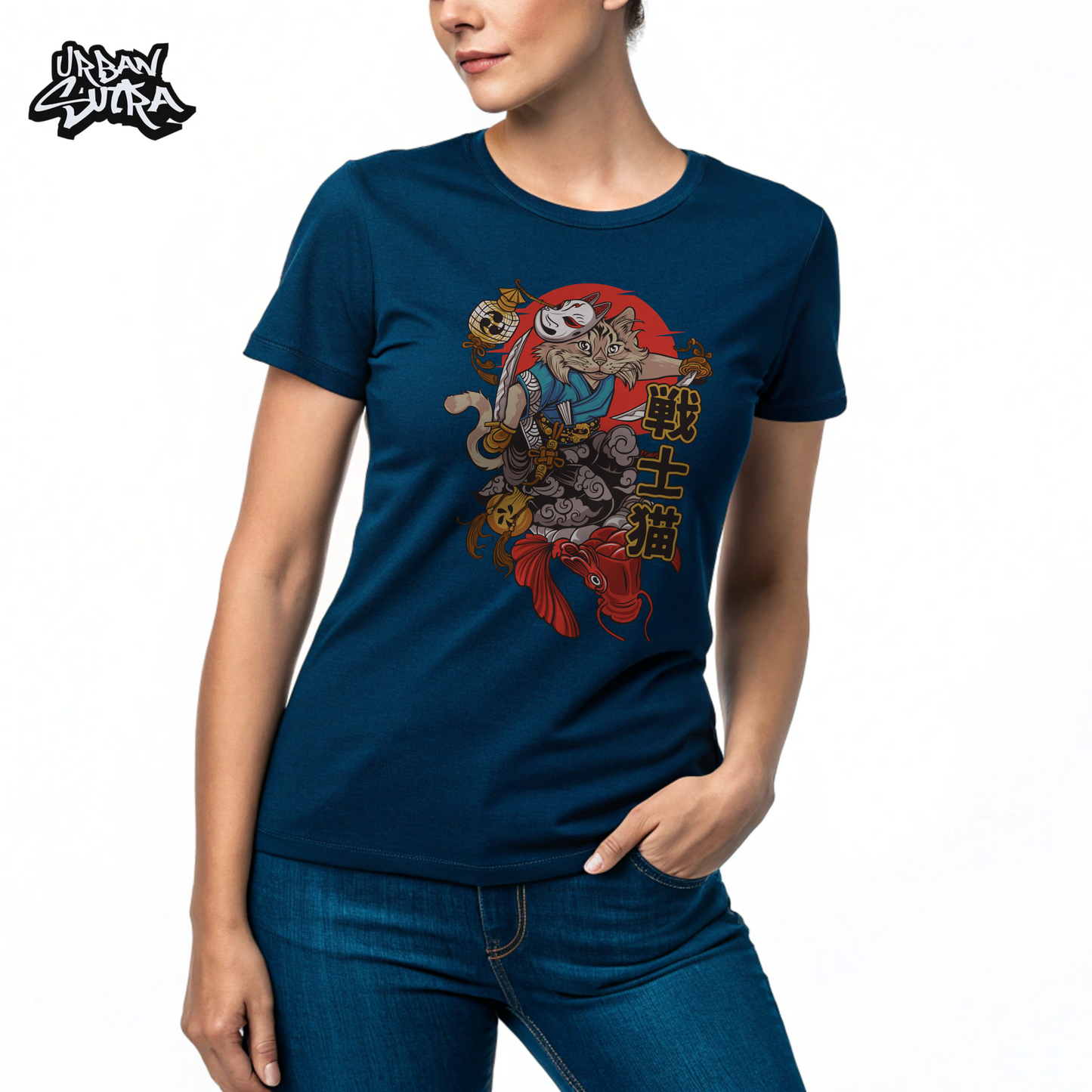 "Cat Fish Mural" Women's Regular Tee