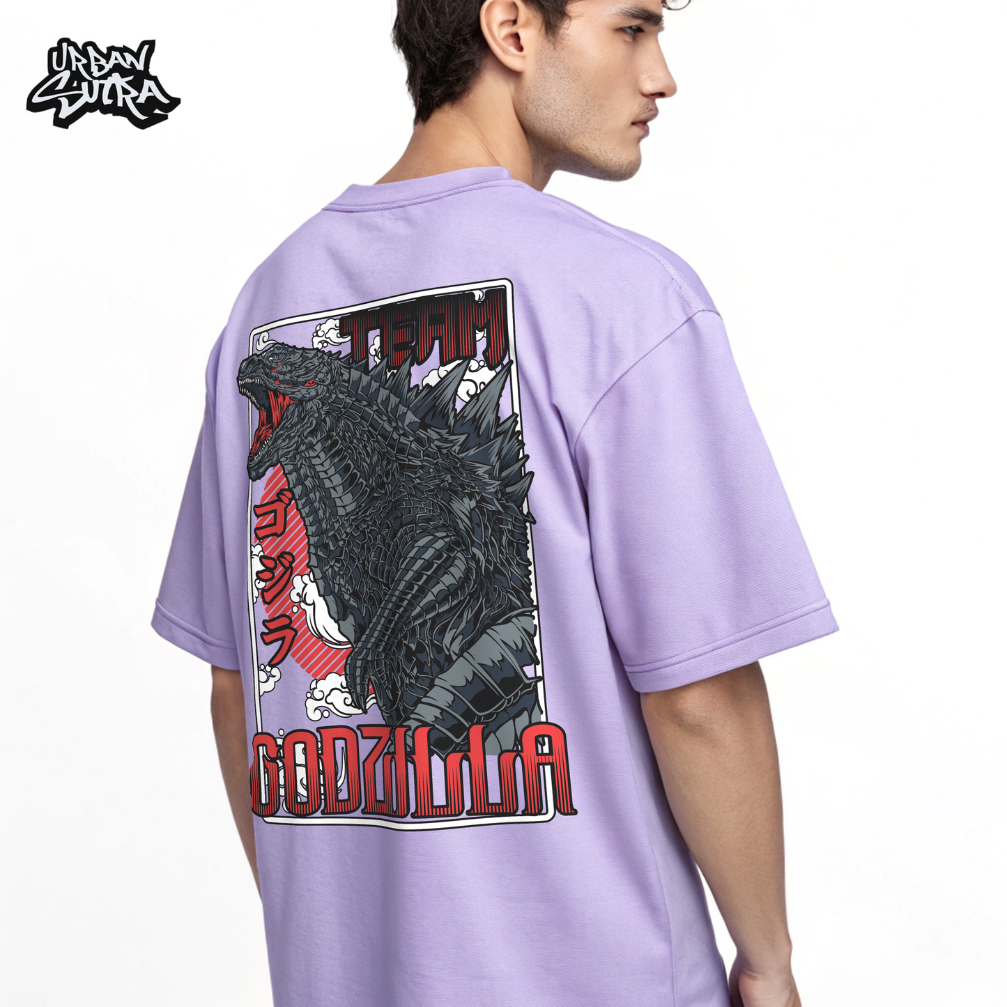 "Team Godzilla" Men's Oversized Tee