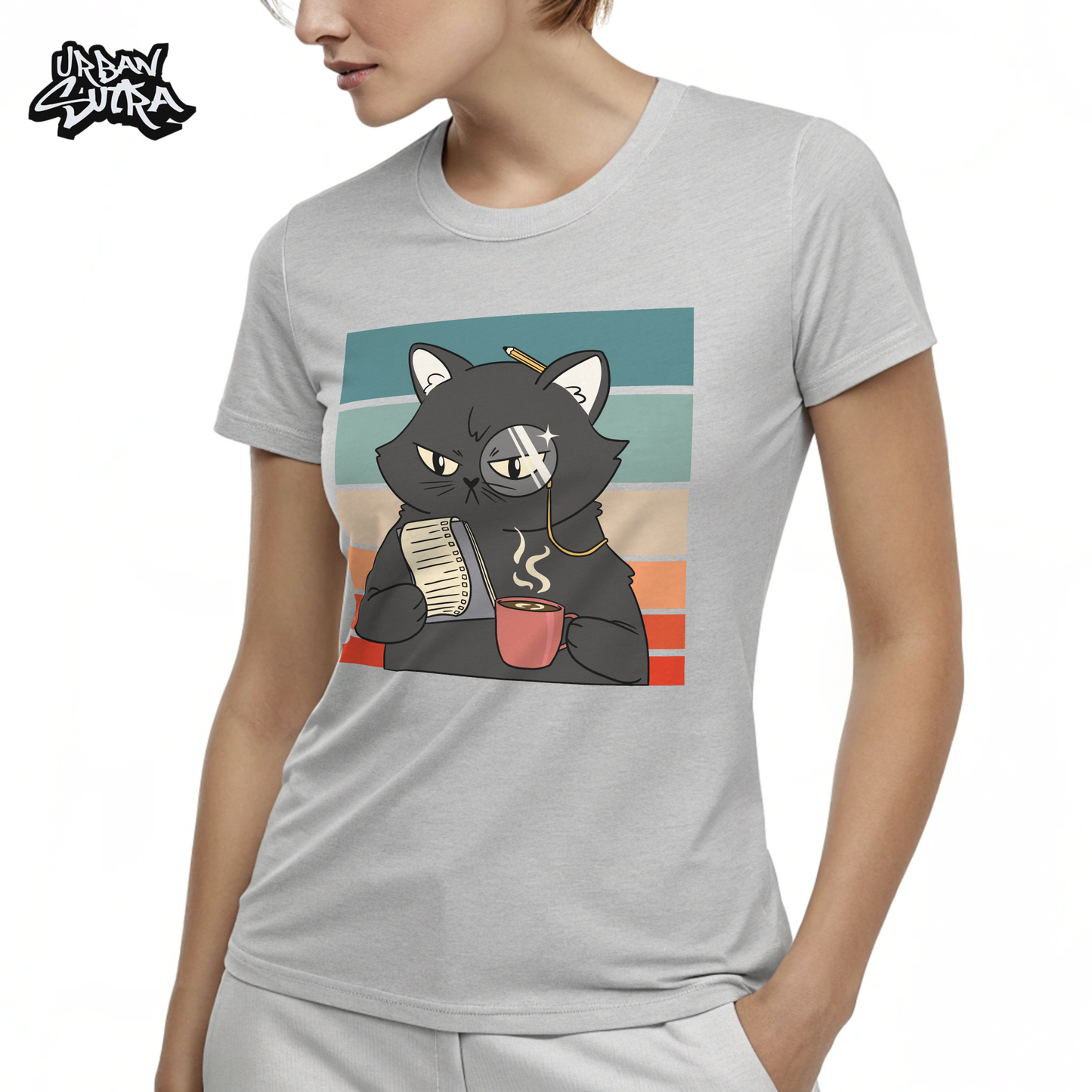 "Elegent Neko" Women's Regular Tee