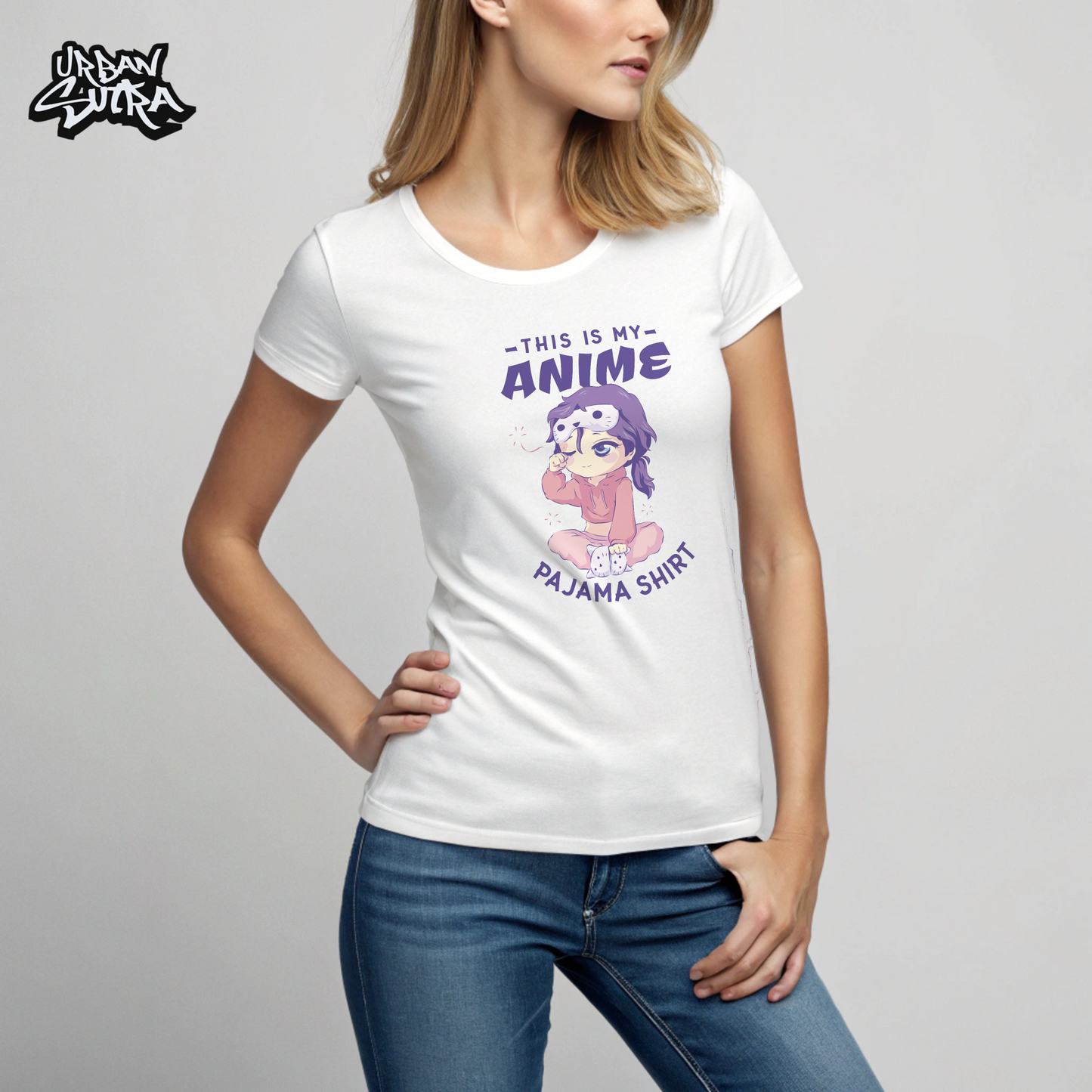 "Anime Pajama Shirt" Women's Regular Tee