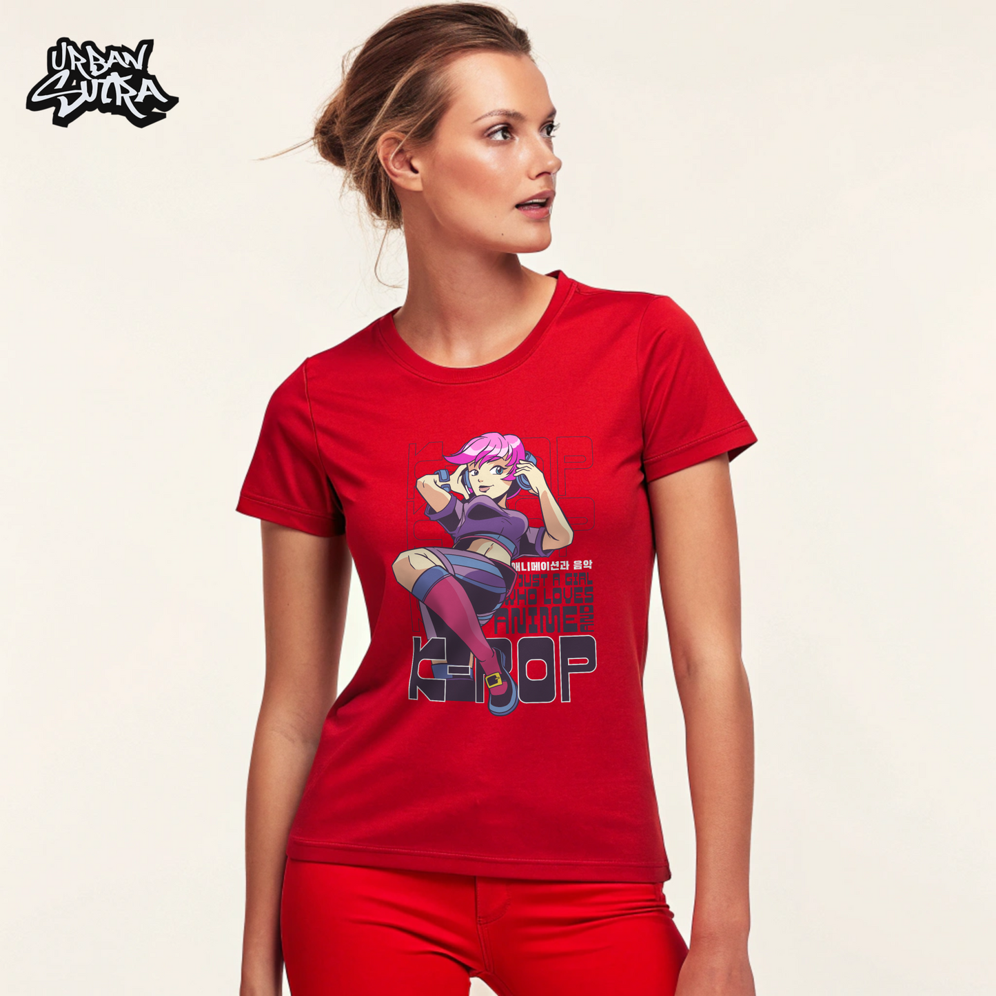 "Anime & K-Pop" Women's Regular Tee