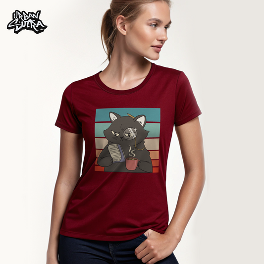 "Elegent Neko" Women's Regular Tee