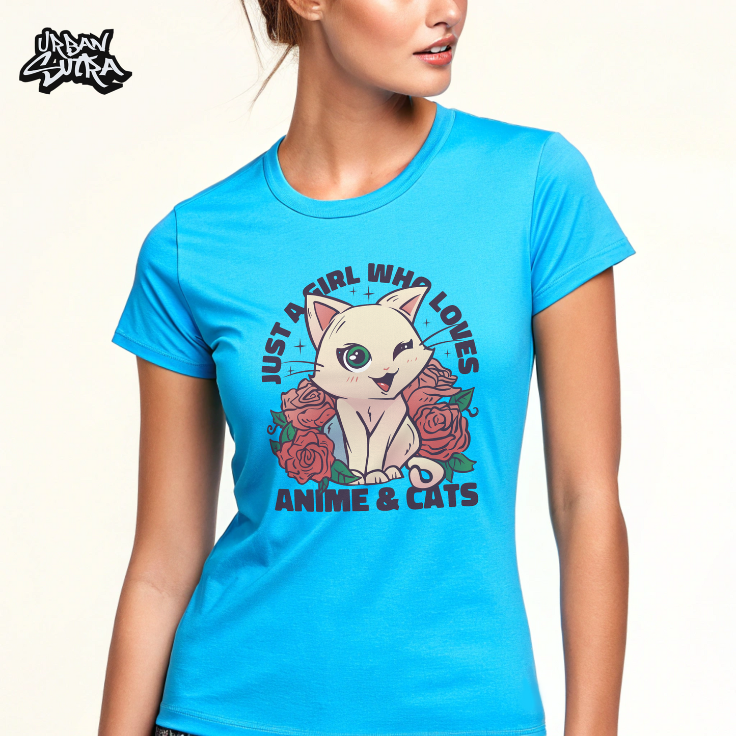 "Anime & Cats" Women's Regular Tee