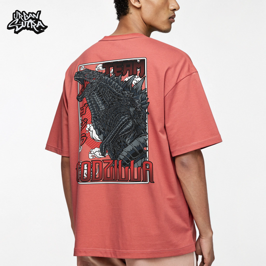 "Team Godzilla" Men's Oversized Tee