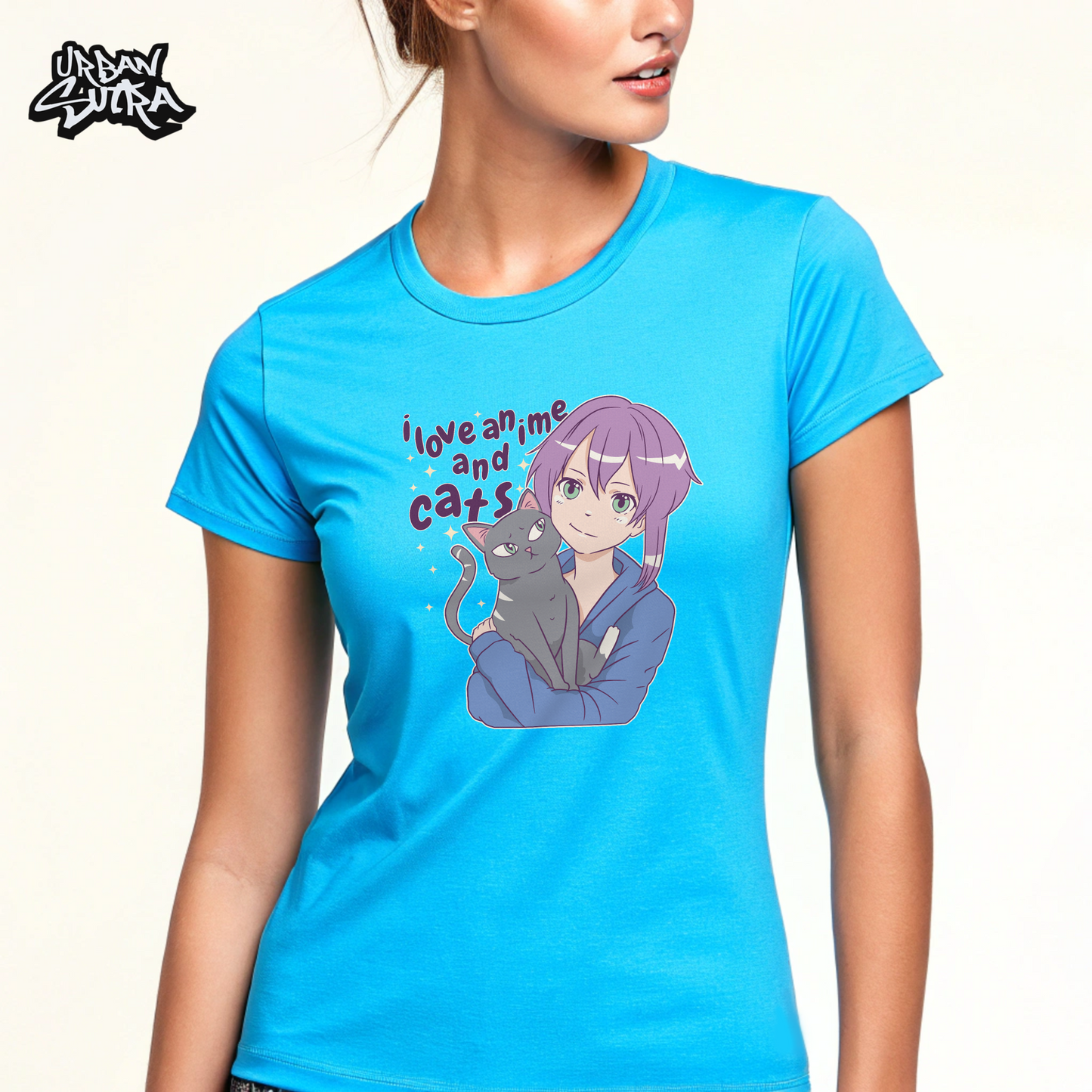 "Anime and Cats" Women's Regular Tee
