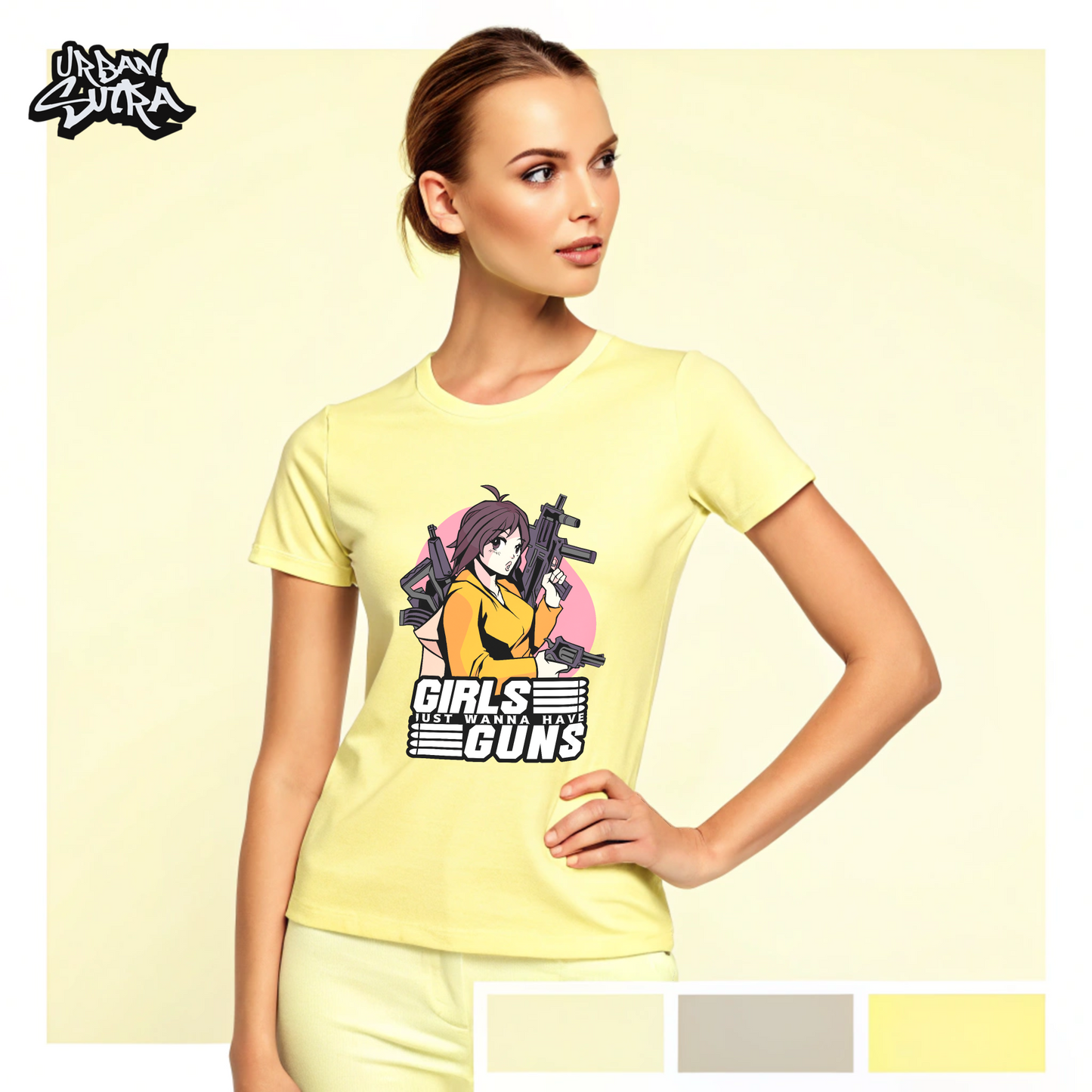 "Girls and Guns" Women's Regular Tee