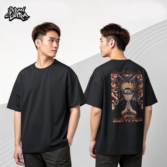 "Sage Naruto" Men's Oversized Tee