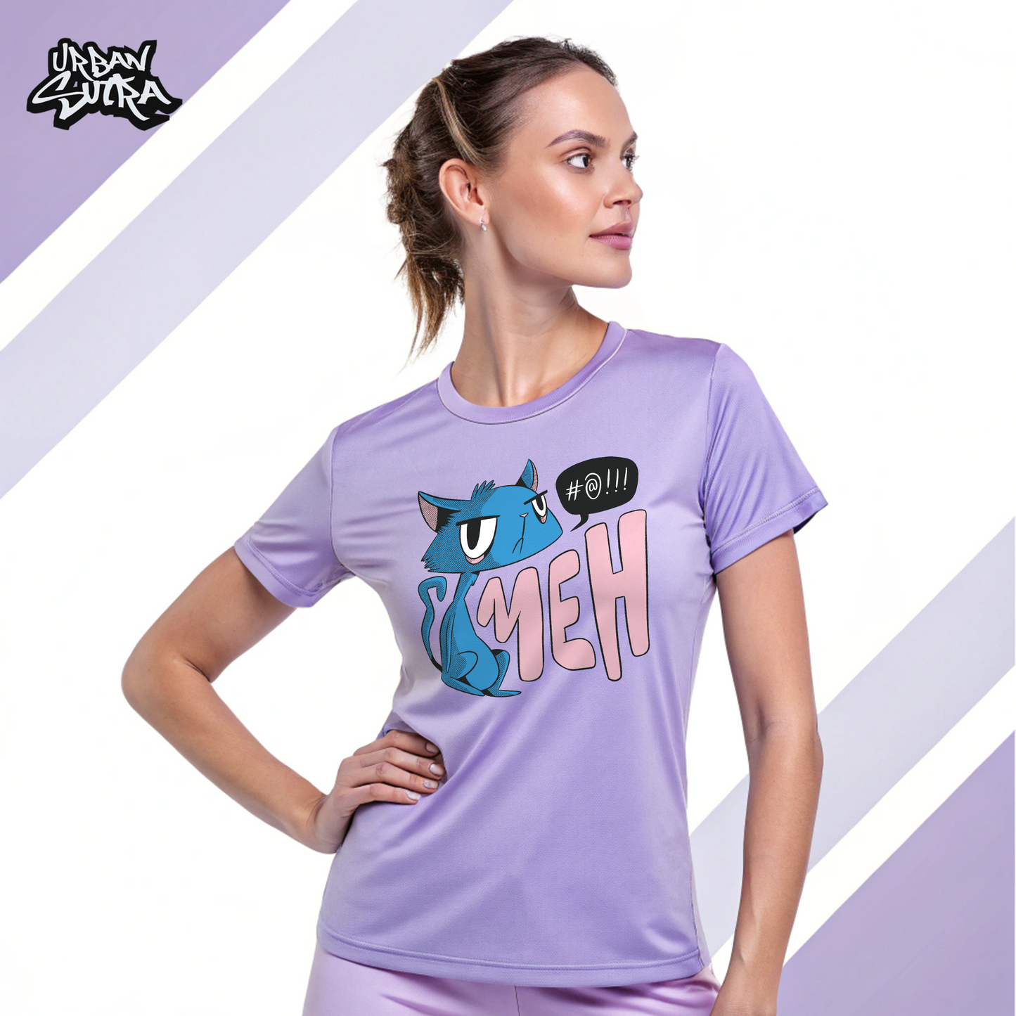 "Meh Cat" Women's Regular Tee