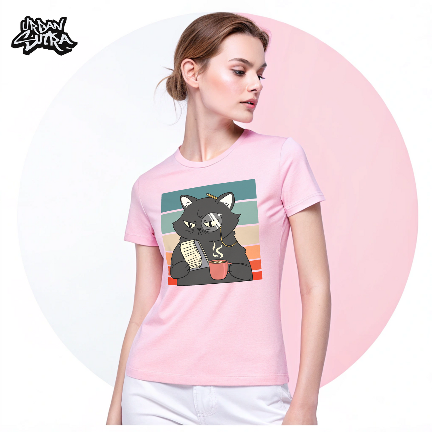 "Elegent Neko" Women's Regular Tee