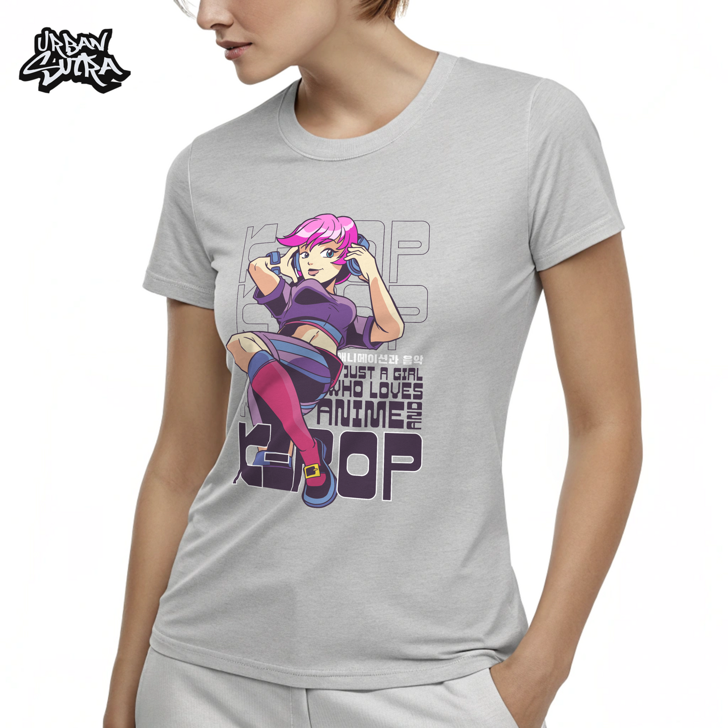 "Anime & K-Pop" Women's Regular Tee