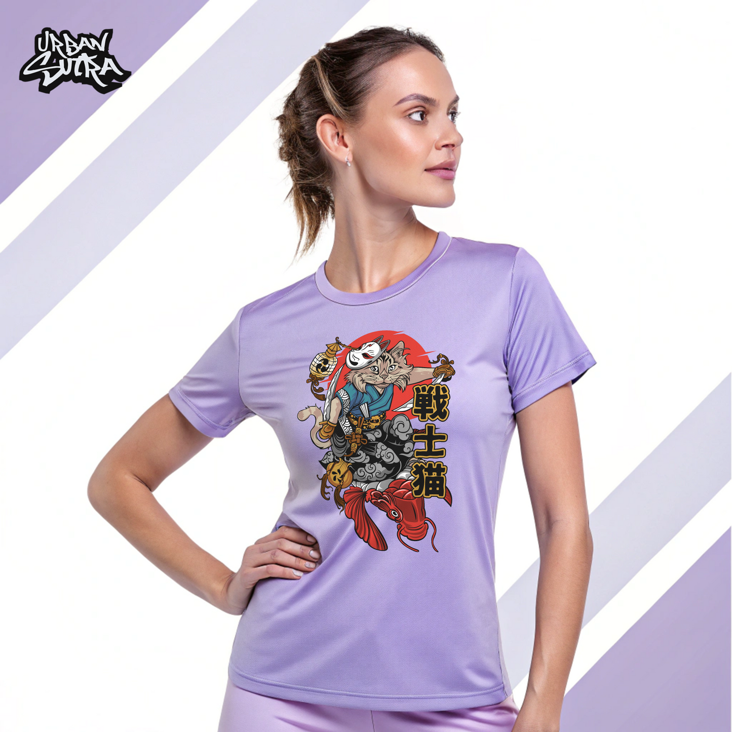 "Cat Fish Mural" Women's Regular Tee