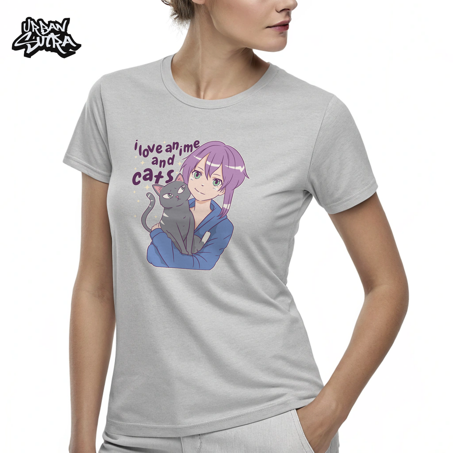 "Anime and Cats" Women's Regular Tee