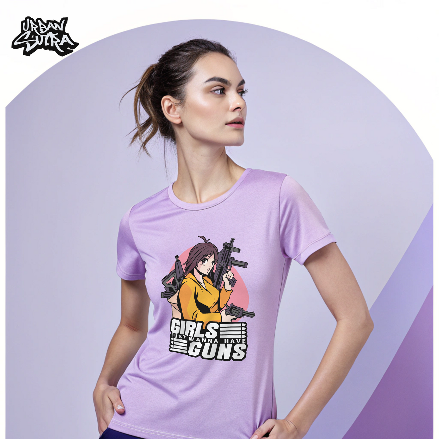 "Girls and Guns" Women's Regular Tee