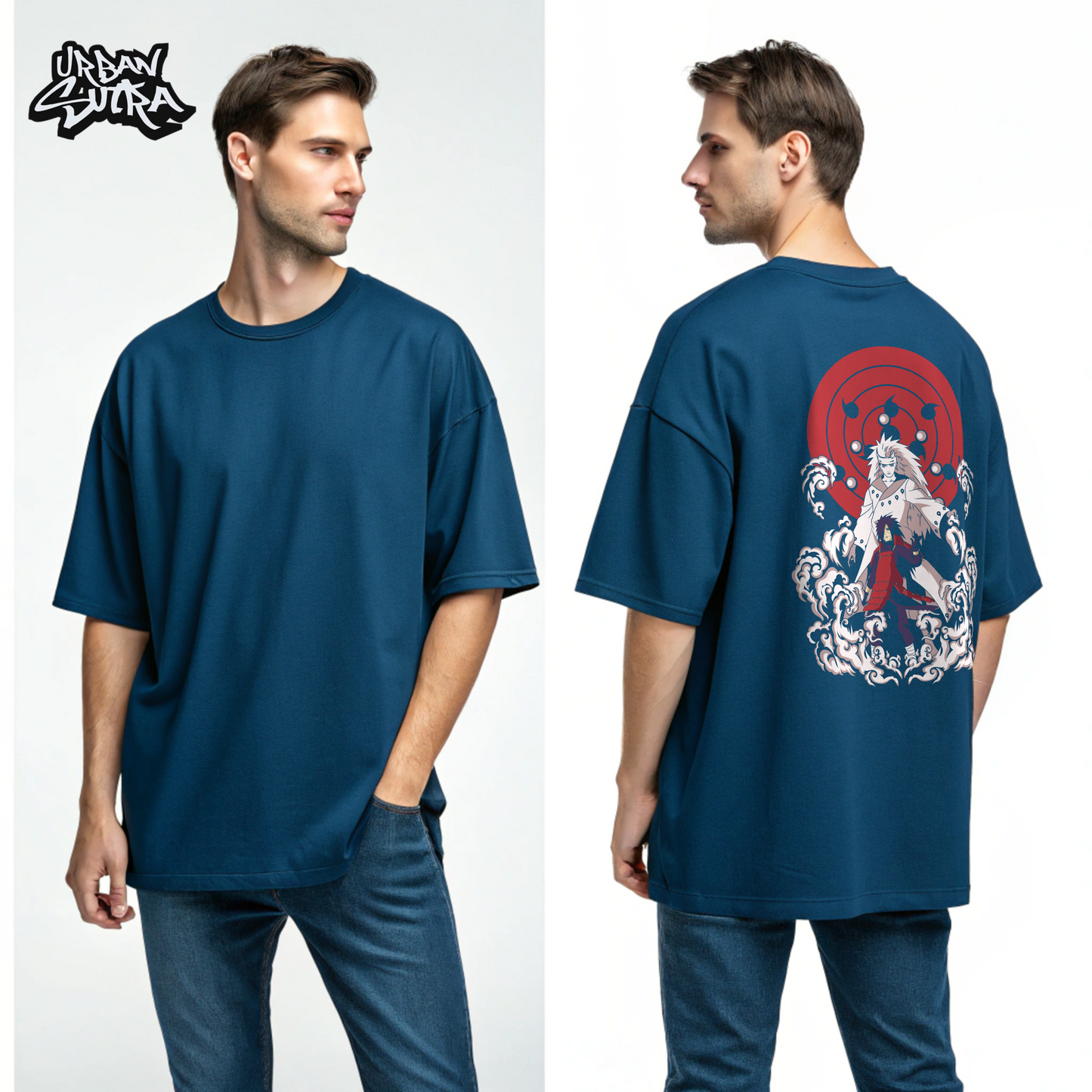 "Infinite Tsukuyomi" Men's Oversized Tee