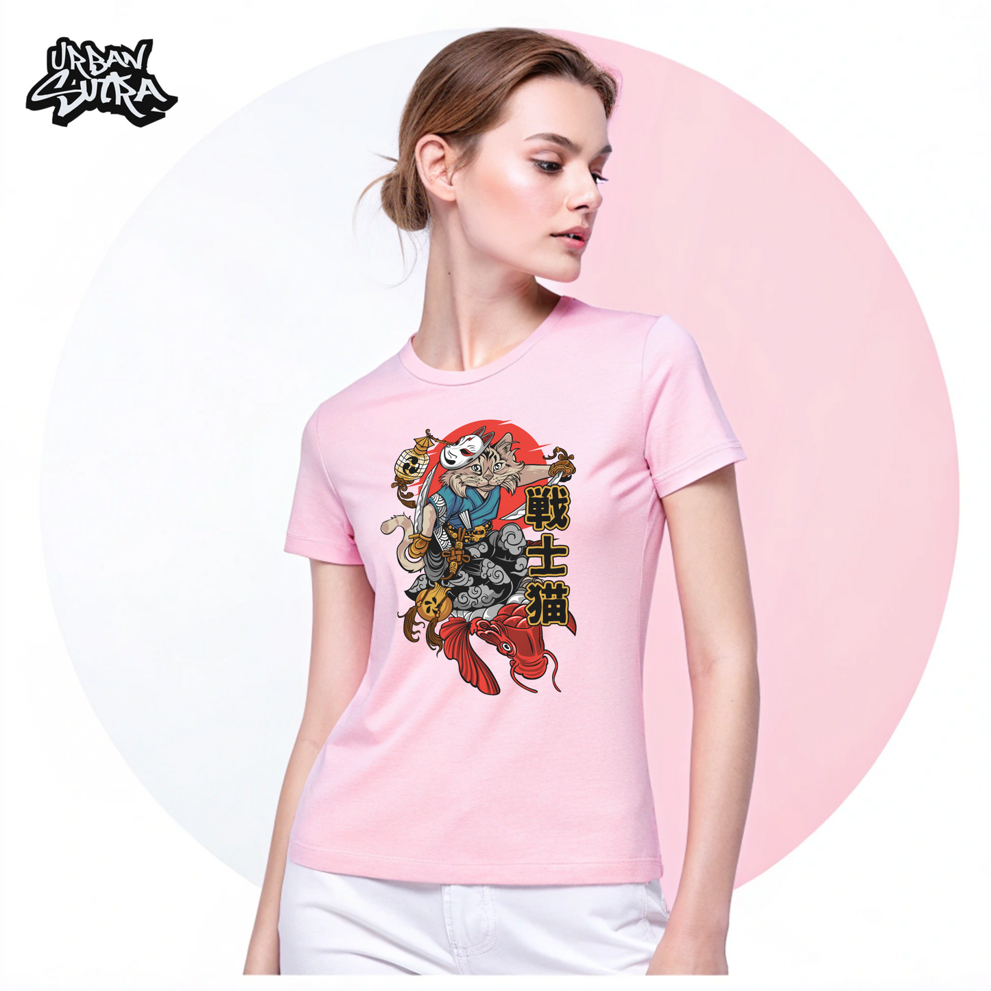 "Cat Fish Mural" Women's Regular Tee