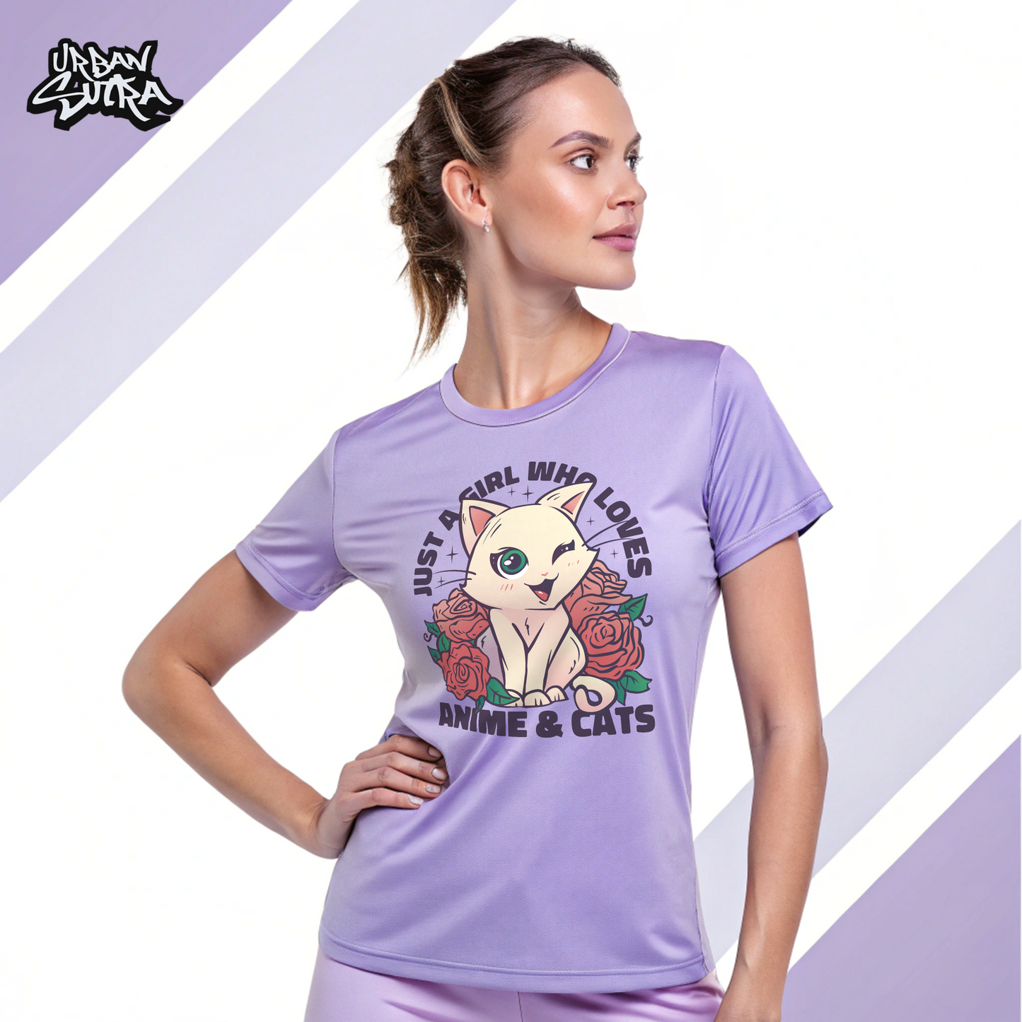 "Anime & Cats" Women's Regular Tee
