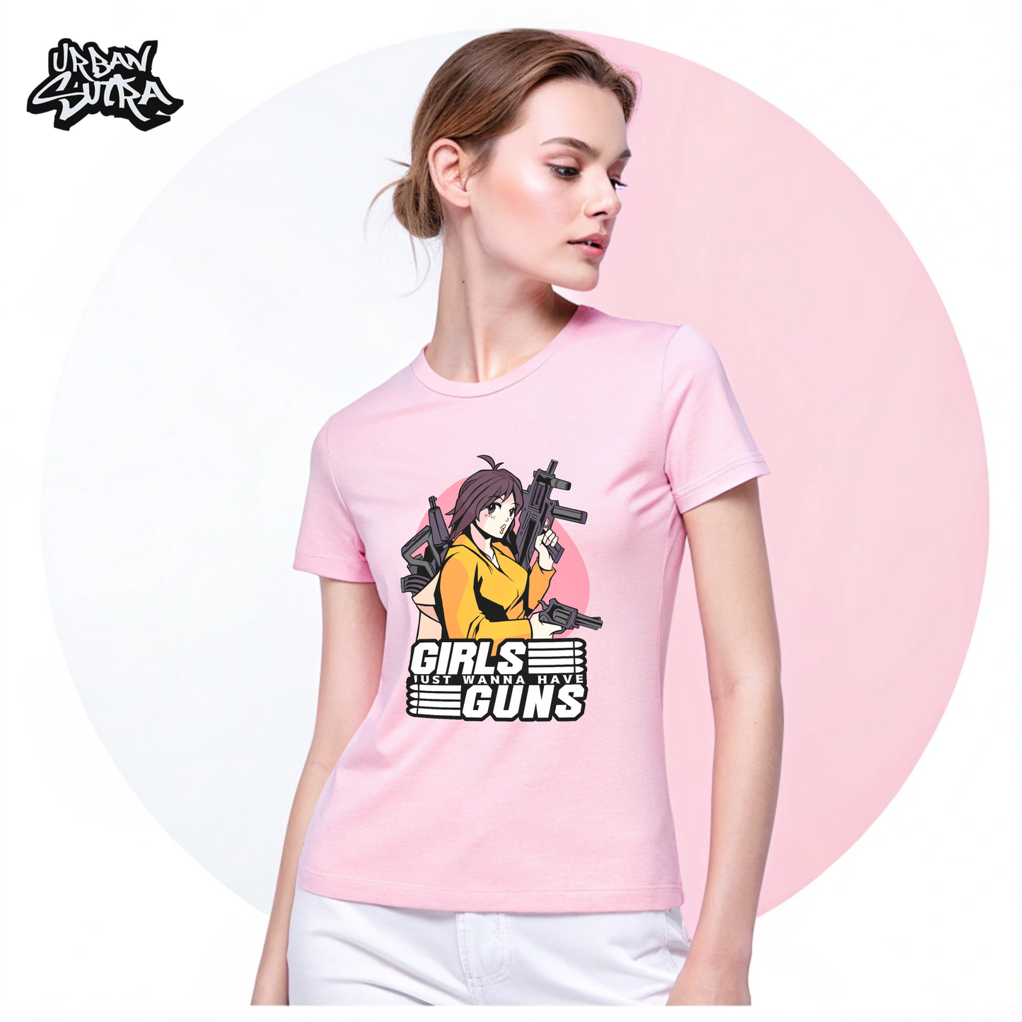"Girls and Guns" Women's Regular Tee