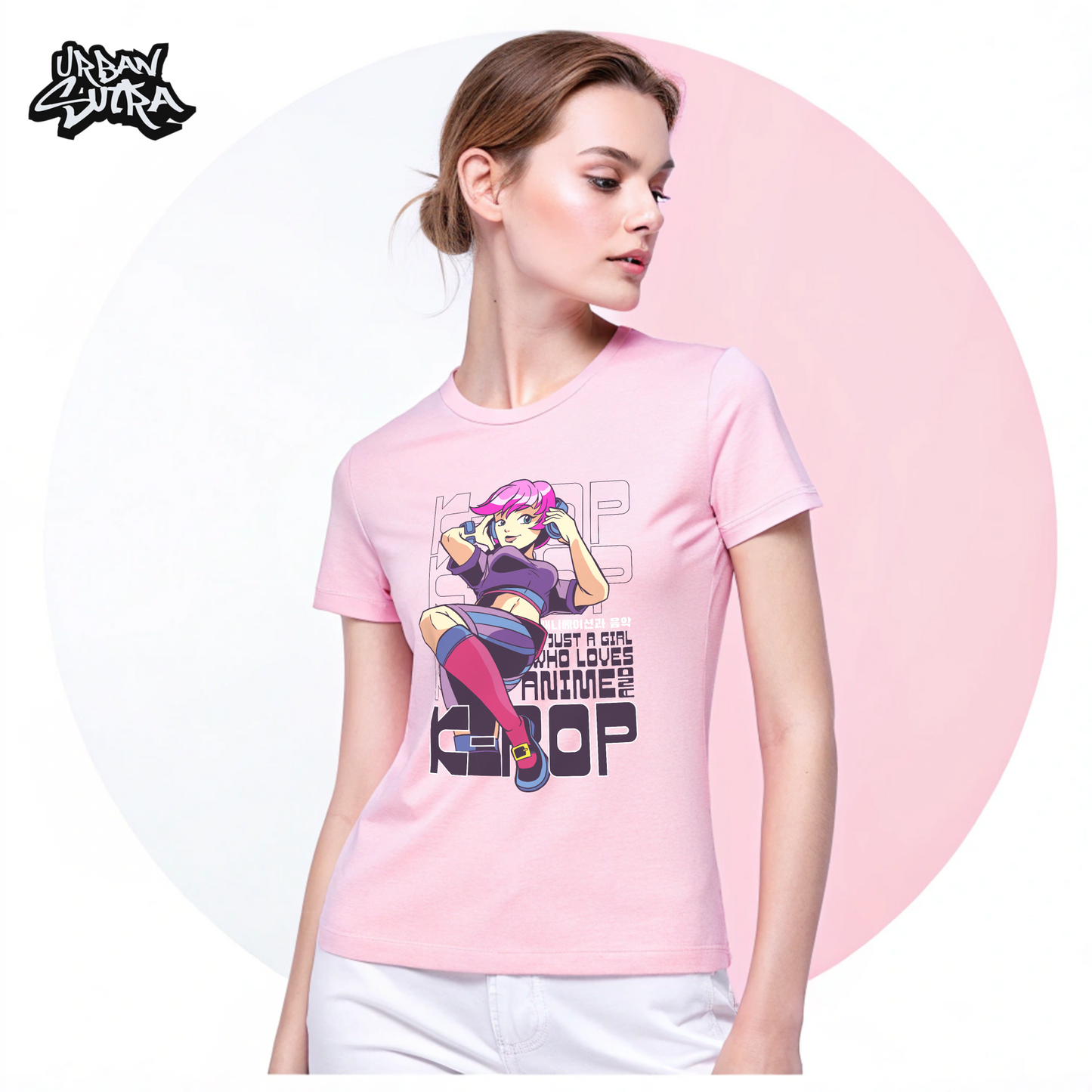 "Anime & K-Pop" Women's Regular Tee