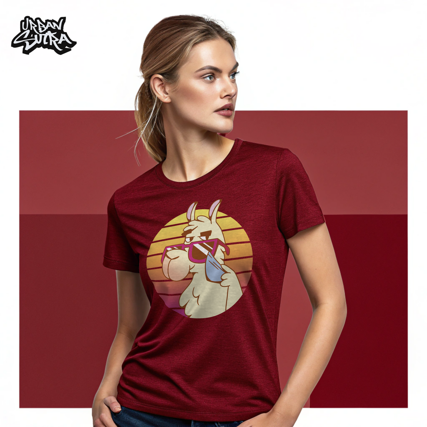 "Llama Cool" Women's Regular Tee