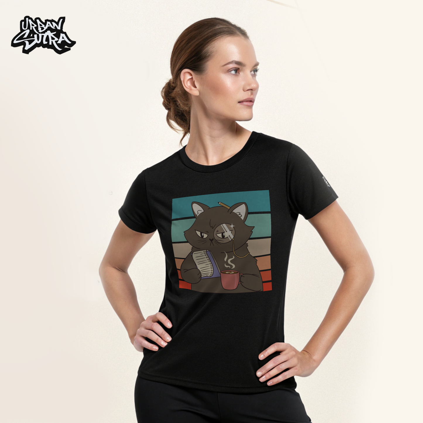 "Elegent Neko" Women's Regular Tee