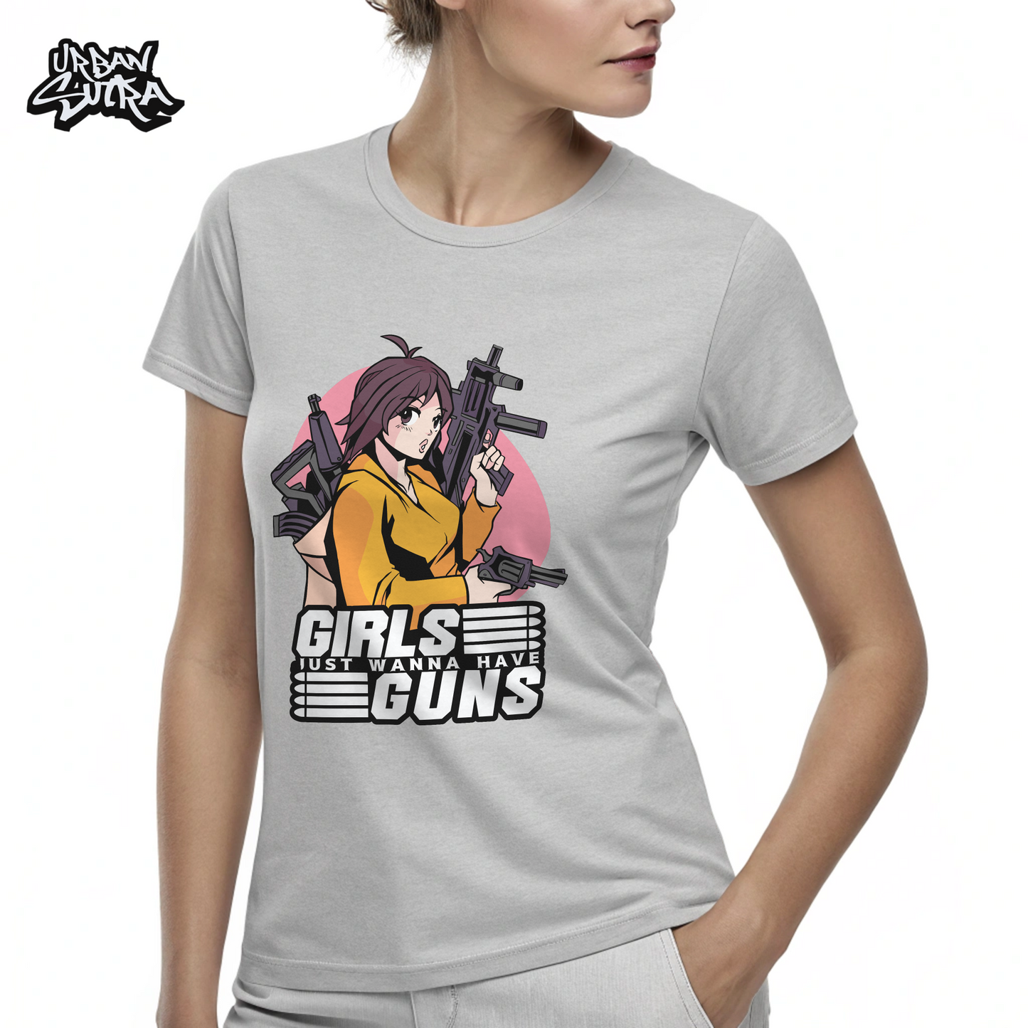 "Girls and Guns" Women's Regular Tee