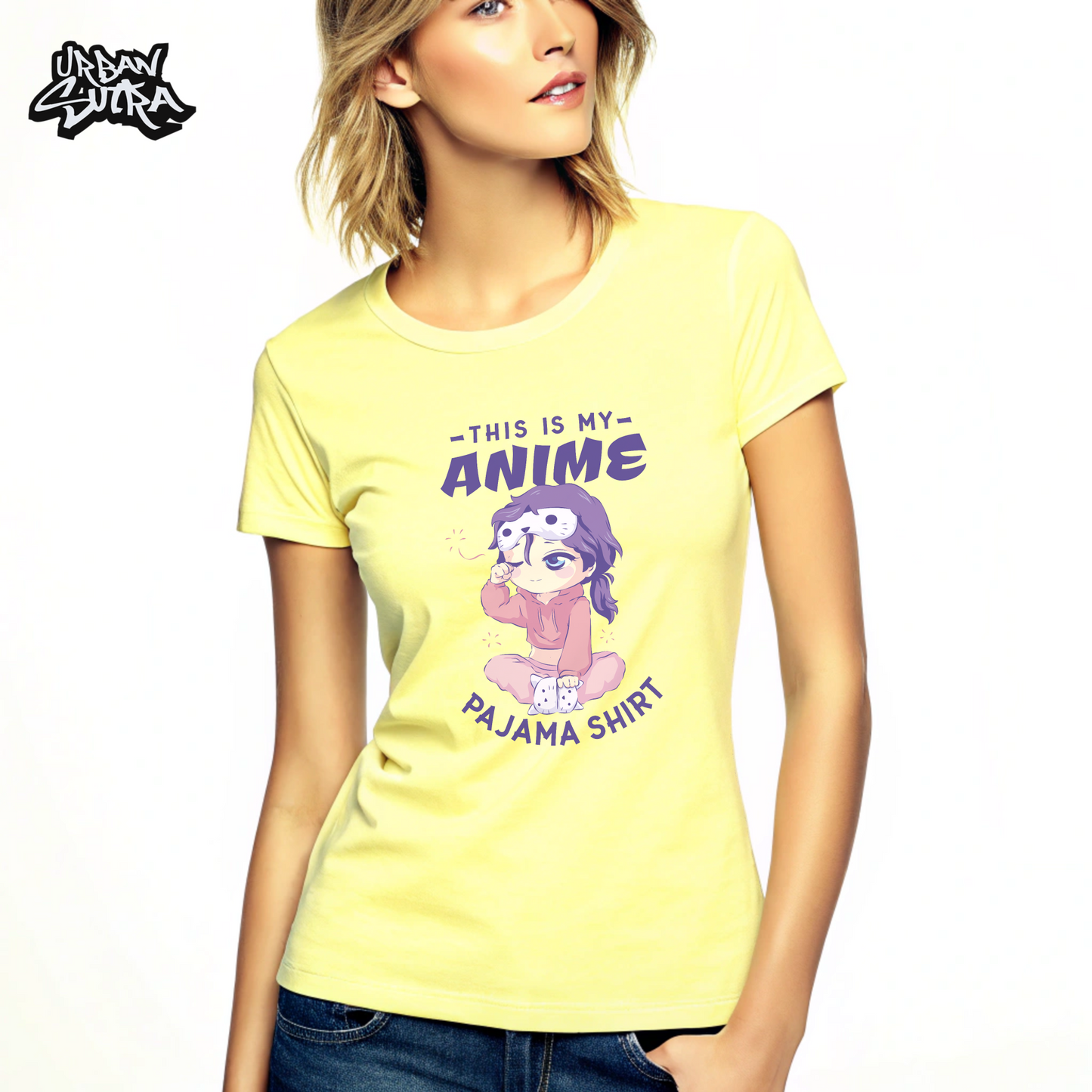"Anime Pajama Shirt" Women's Regular Tee