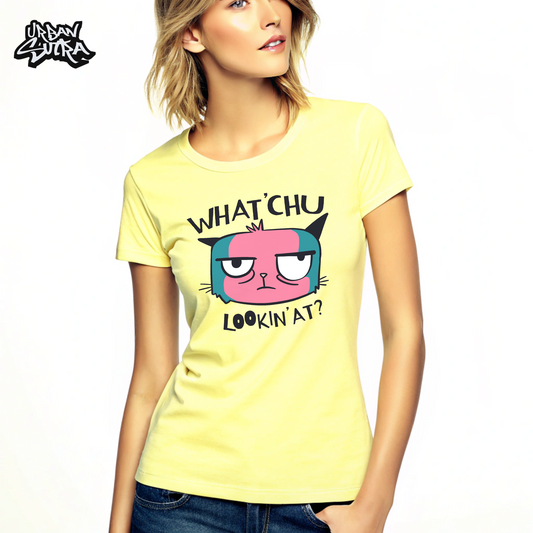 "What'chu Lookin' At?" Women's Regular Tee