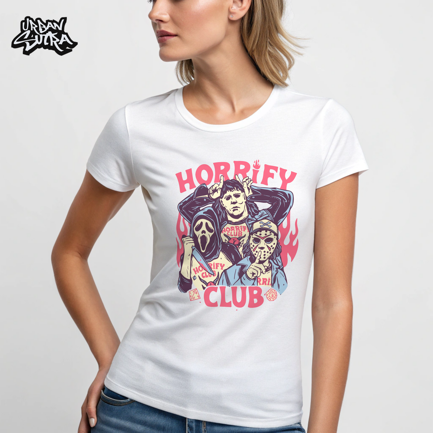 "Horrify Club" Women's Regular Tee