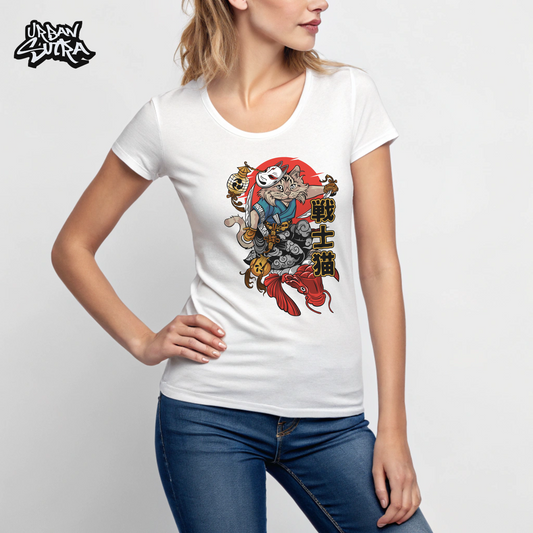 "Cat Fish Mural" Women's Regular Tee