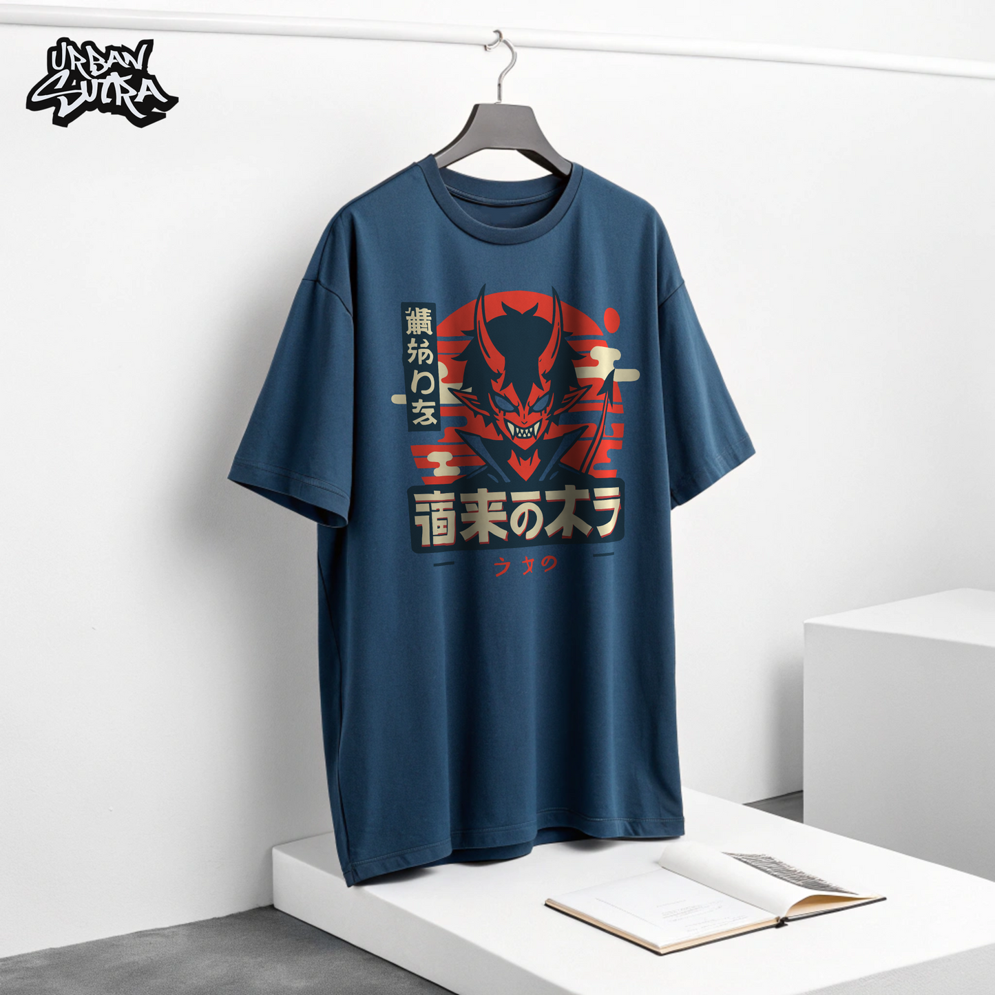 "Demon Dawn" Men's Oversized Tee