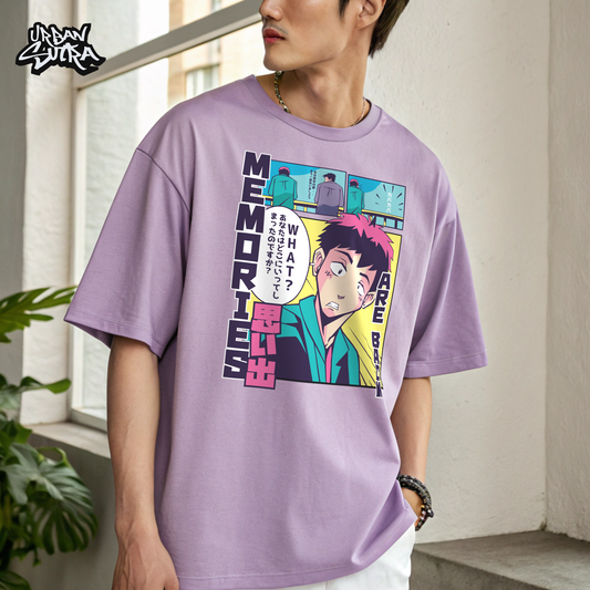 "Memories Return" Men's Oversized Tee