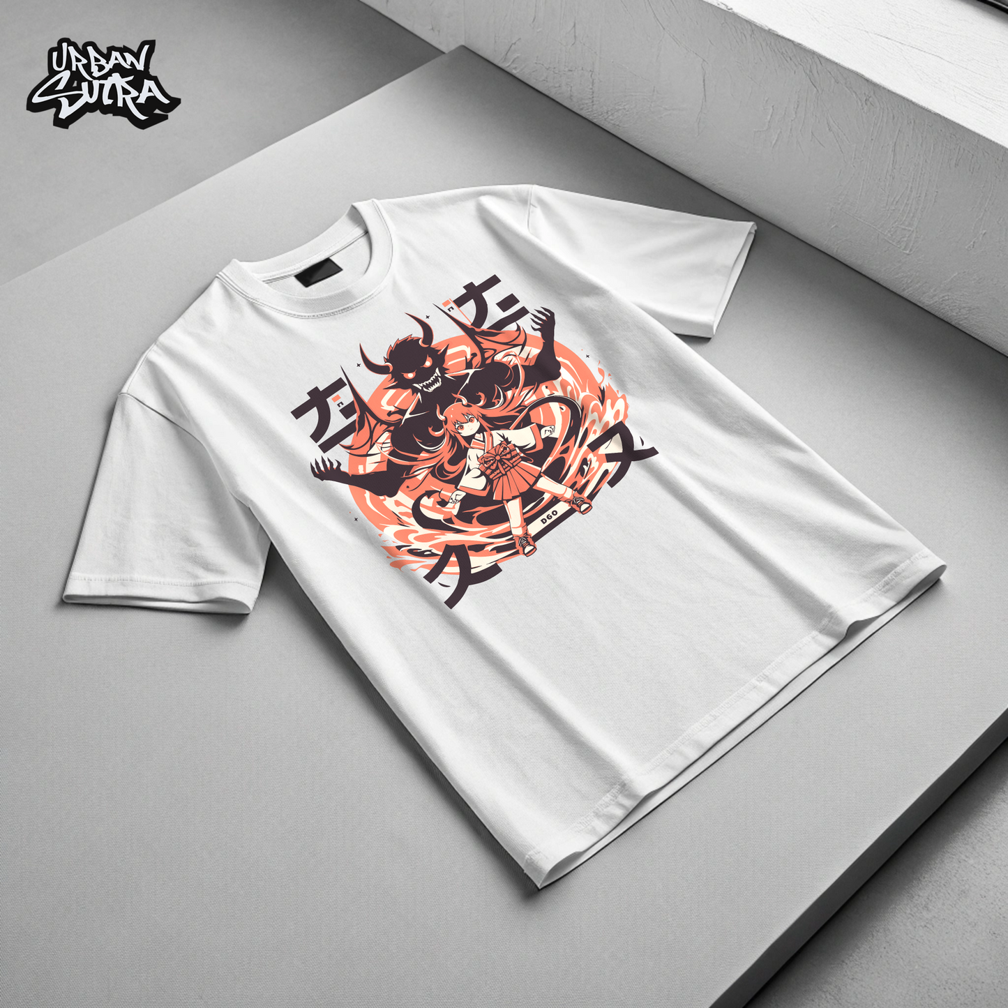 "Shojo Exorcist" Men's Oversized Tee