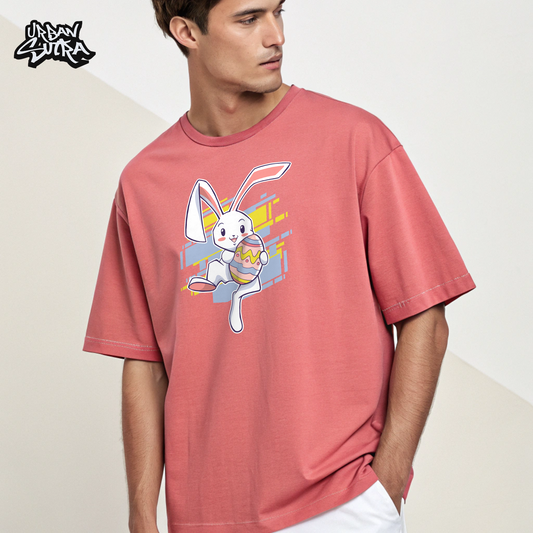 "Easter Bunny" Men's Oversized Tee