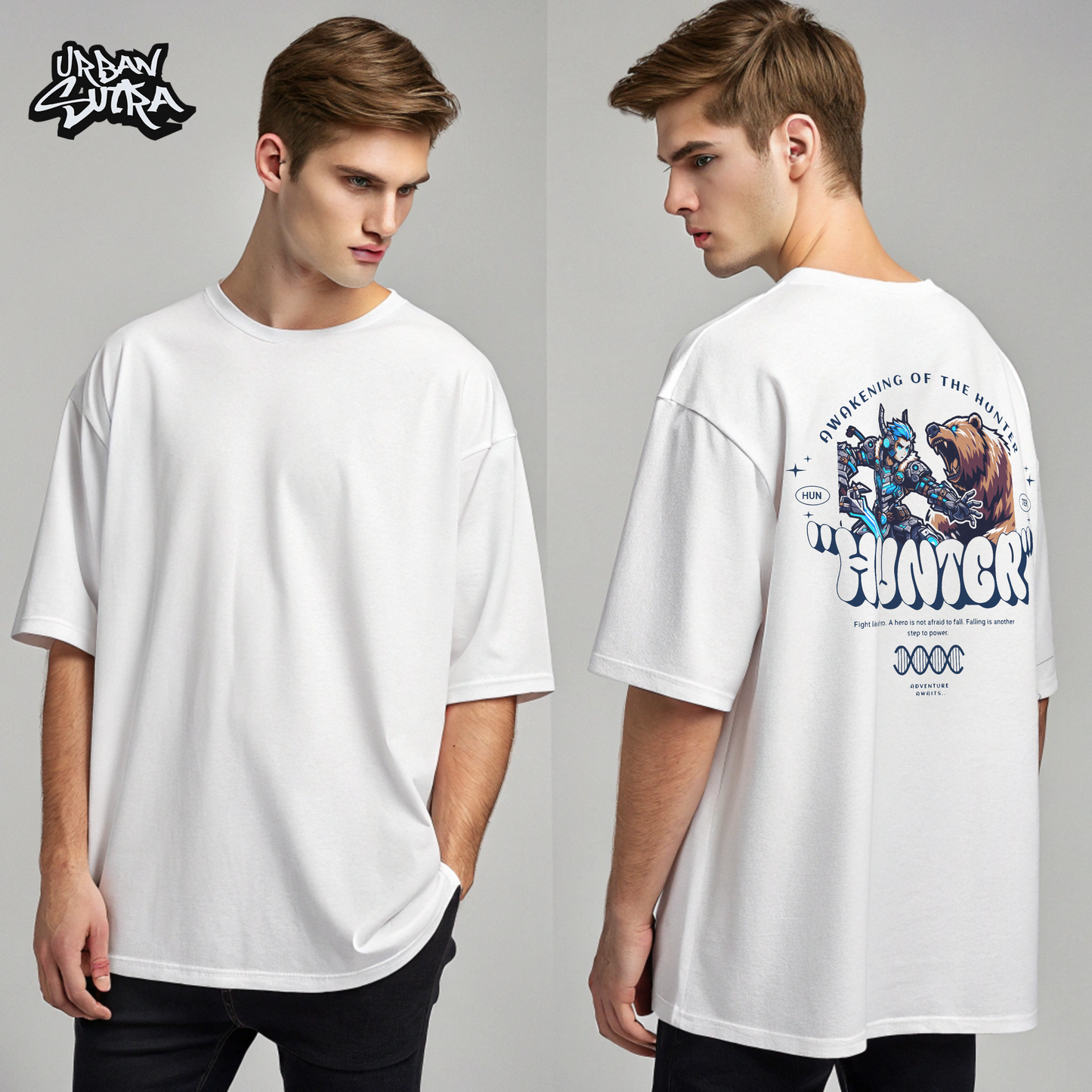 "Hunter Awakening" Men's Oversized Tee
