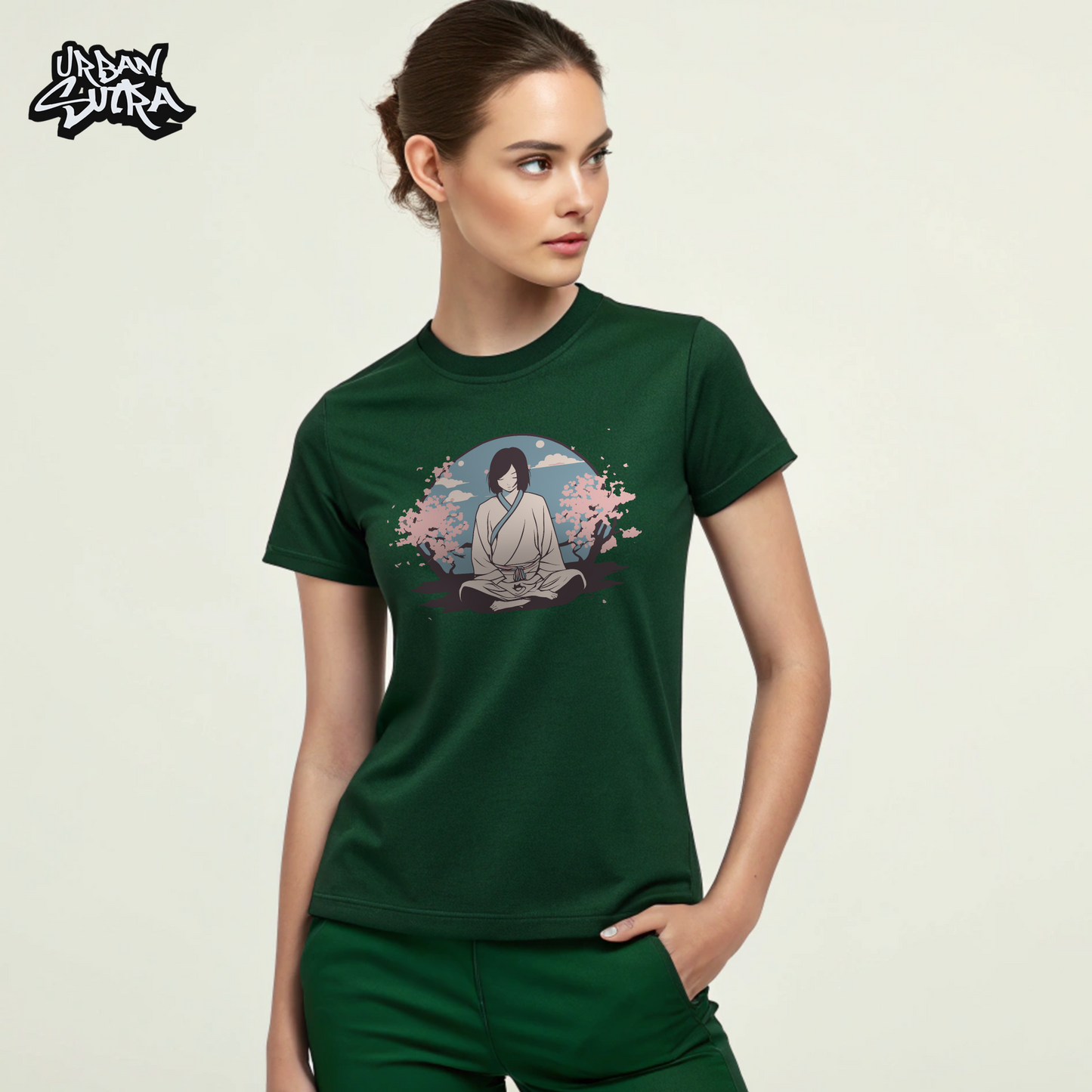 "Silent Meditation" Women's regular Tee
