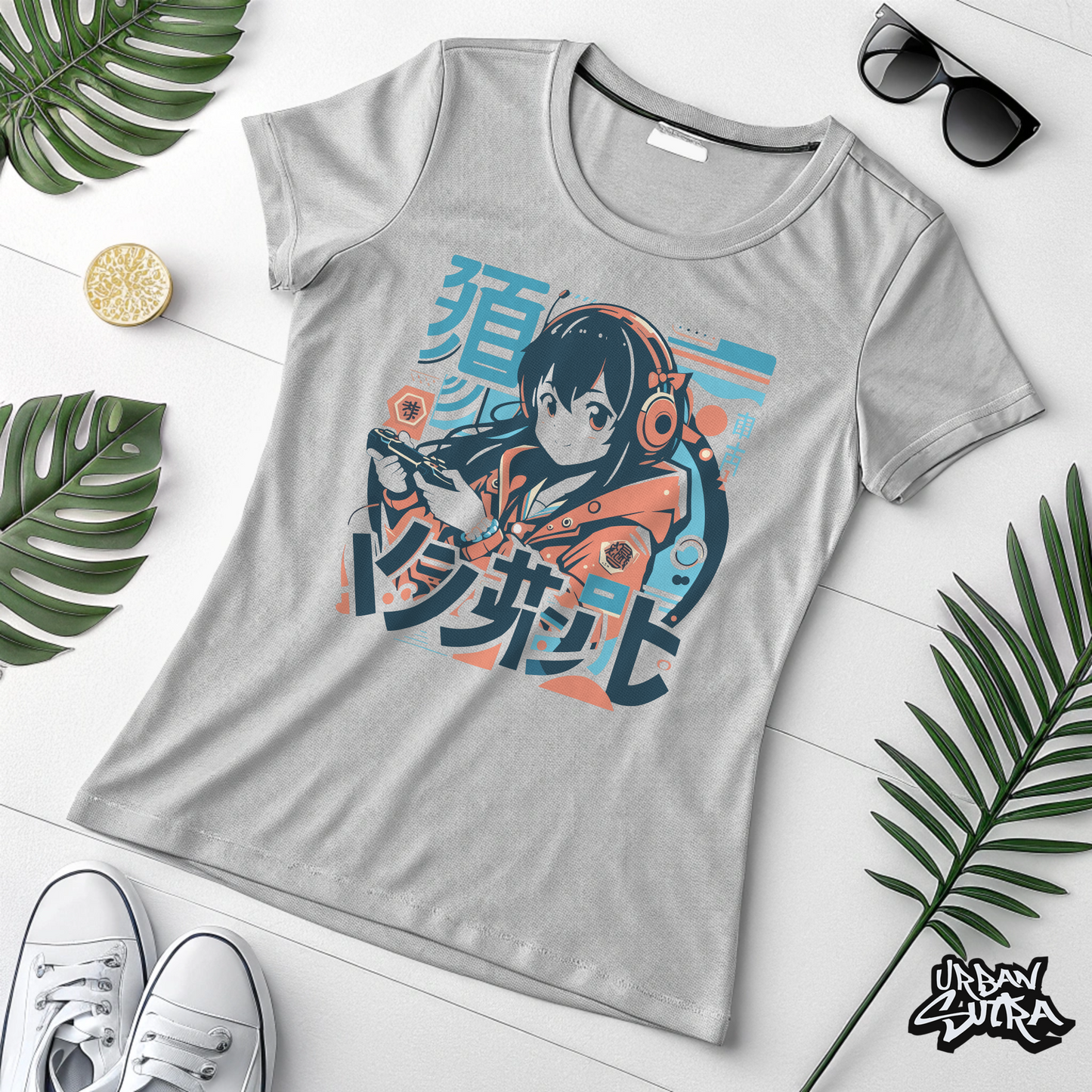 "Anime Gamer Girl" Women's Regular Tee