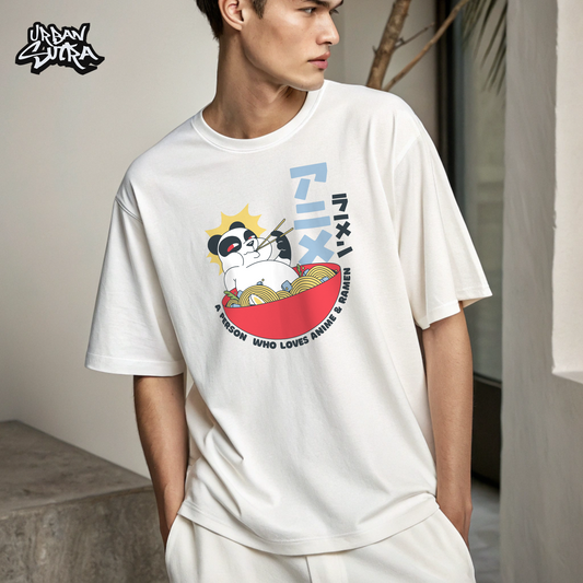 "Food Panda" Men's Oversized Tee