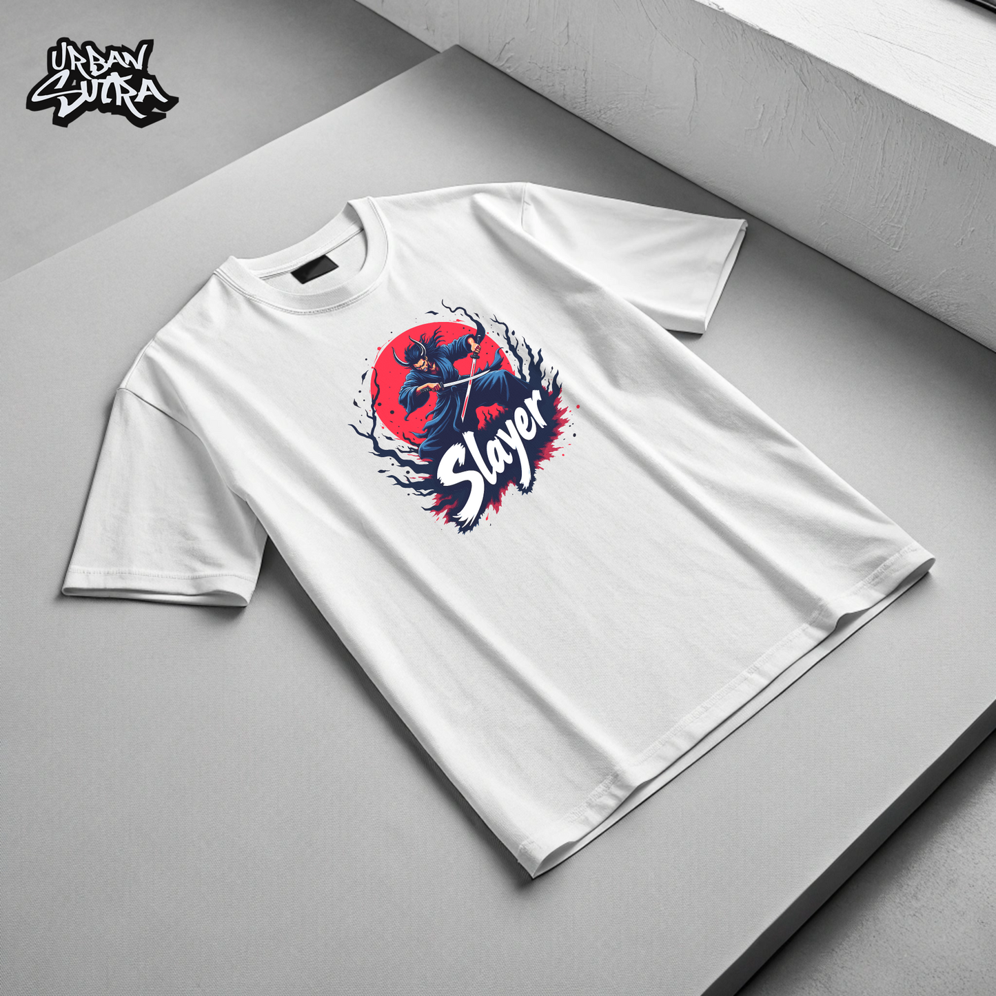"Slayer Akuma" Men's Oversized Tee