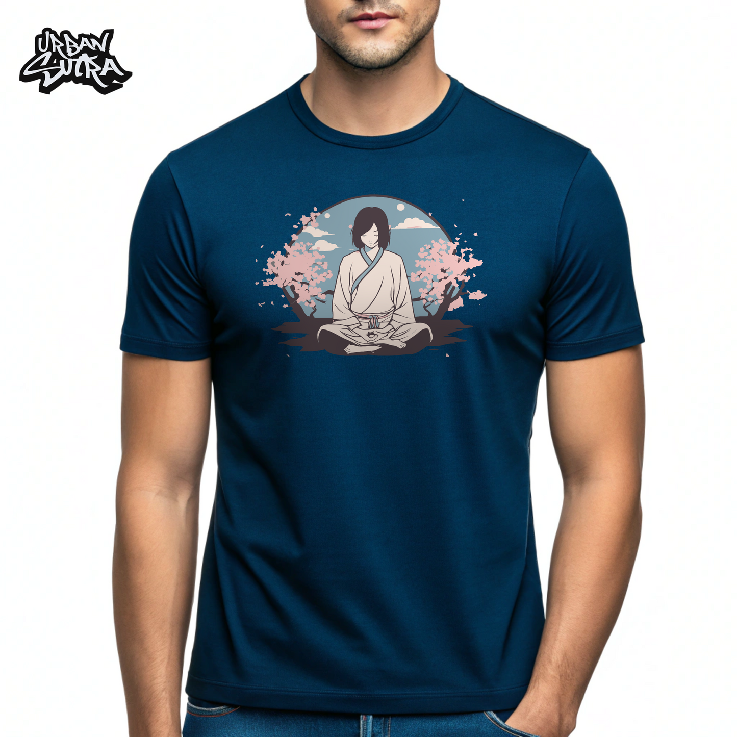 "Silent Meditation" Men's Regular Fit Tee