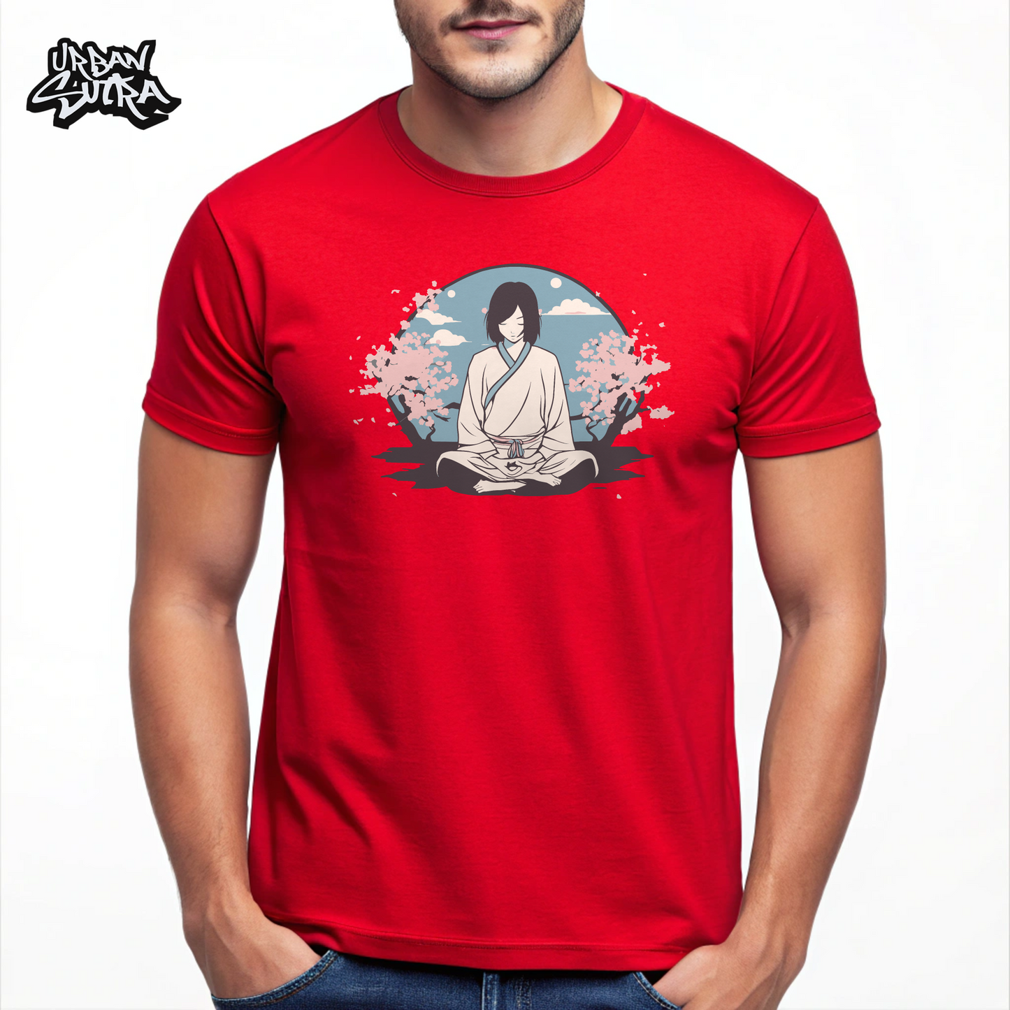 "Silent Meditation" Men's Regular Fit Tee