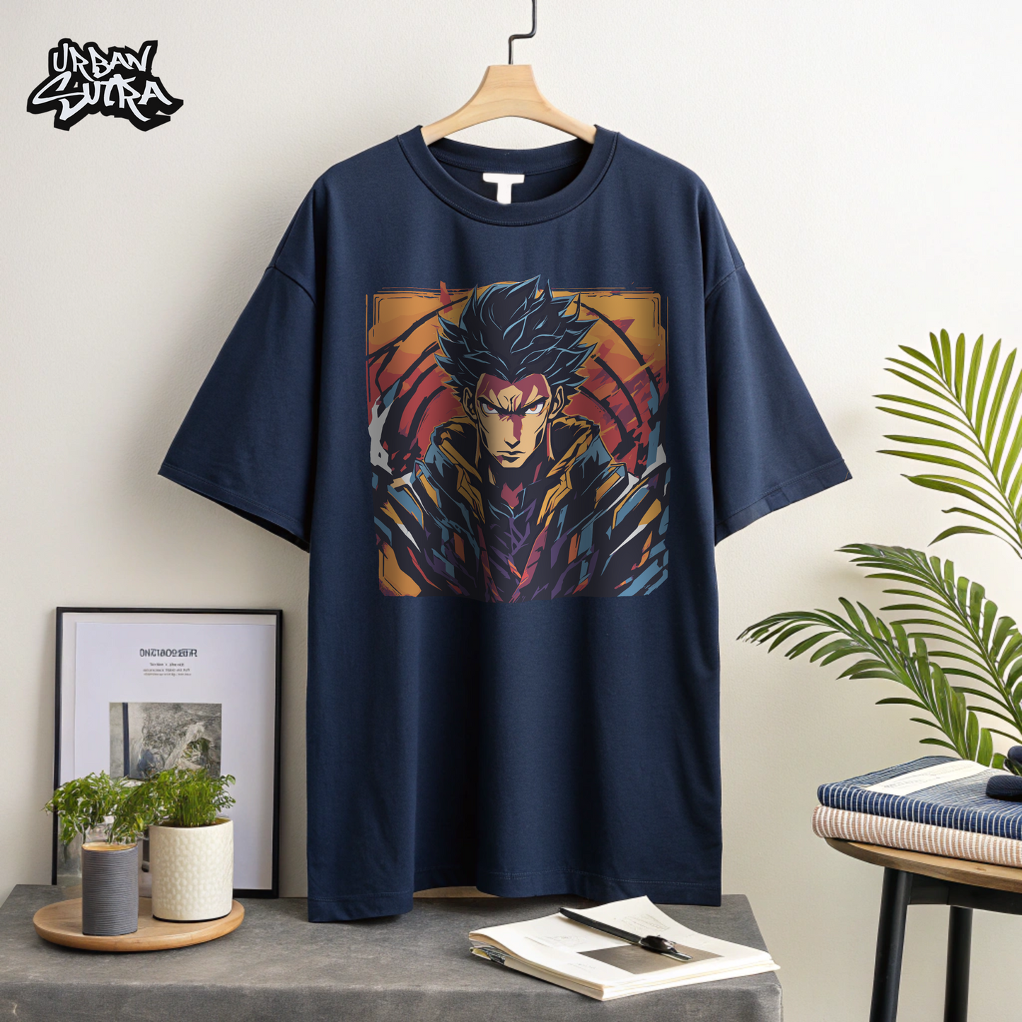 "Hero-Verse" Men's Oversized Tee