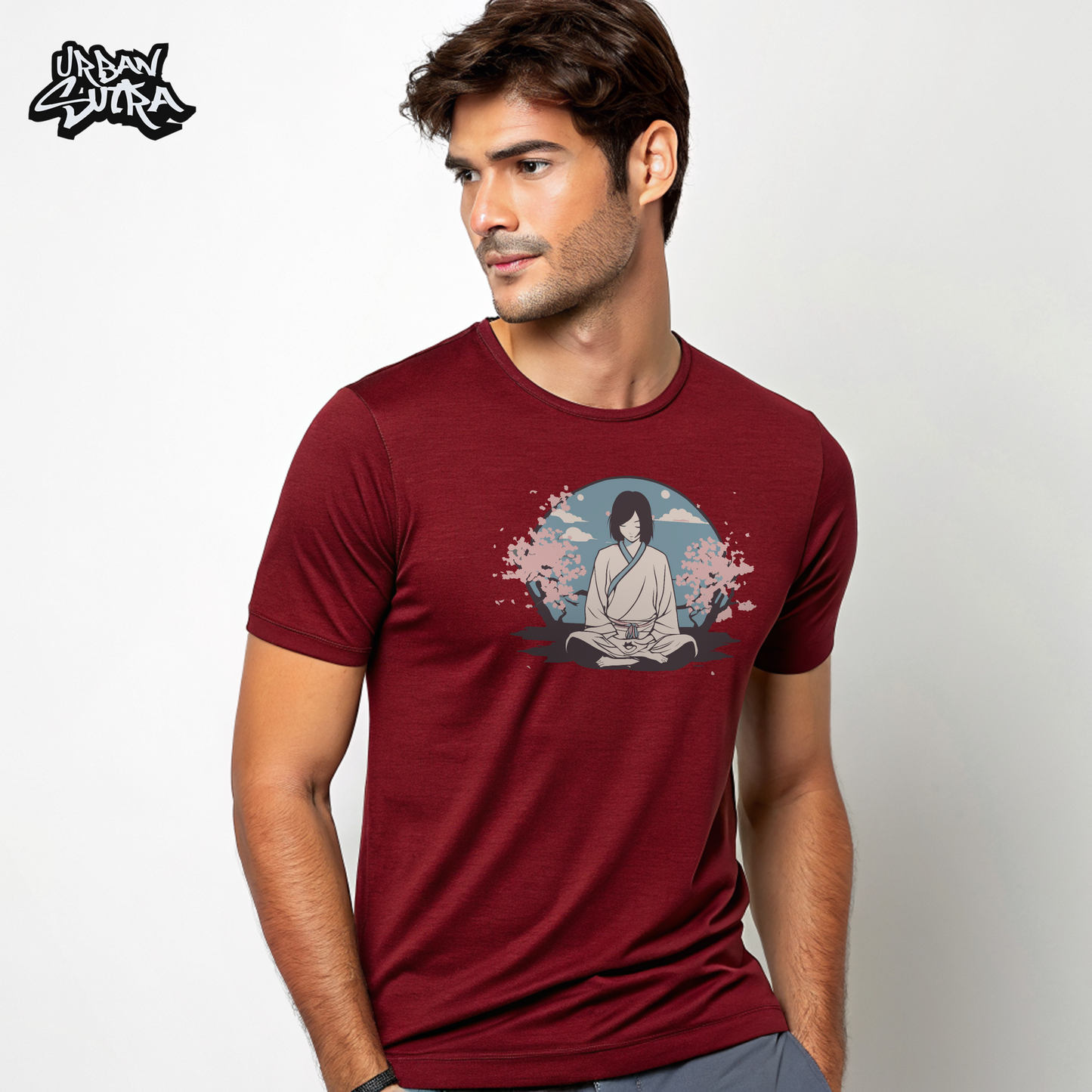 "Silent Meditation" Men's Regular Fit Tee
