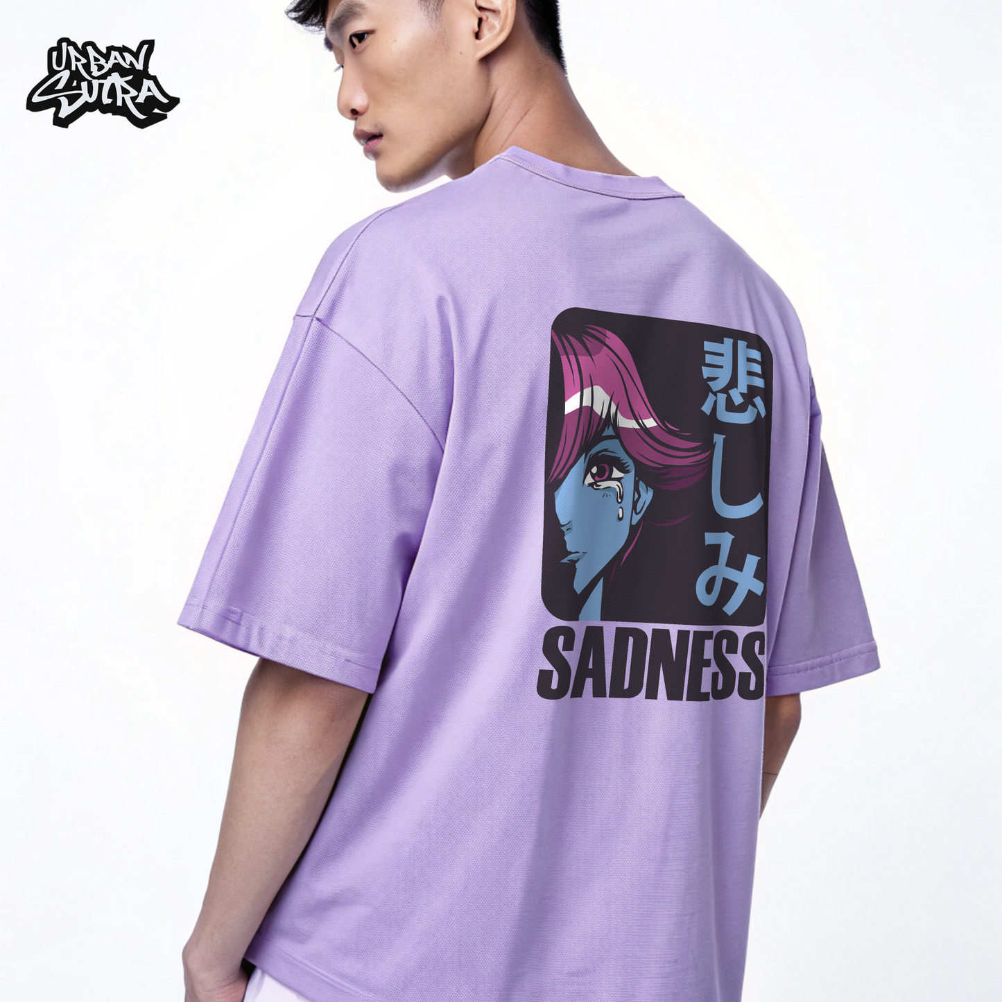 "Sadness" Men's Oversized Tee