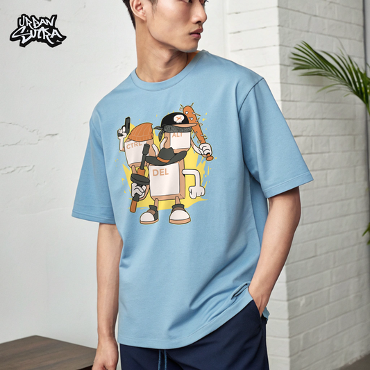 "Control Alt Delete" Men's Oversized Tee