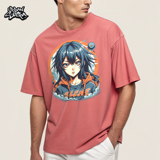 "Ocean & Moon" Men's Oversized Tee
