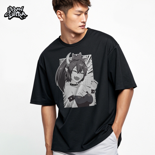 "Bowser Waifu" Men's Oversized Tee
